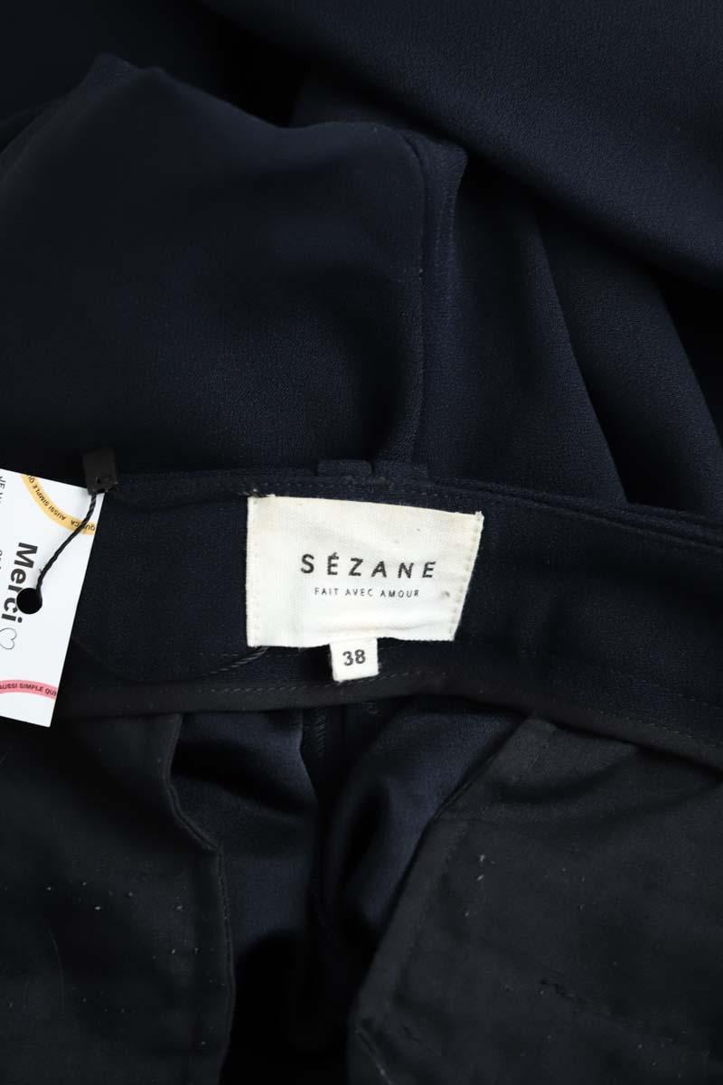 Carrot trousers SEZANE - Seconde main Blue