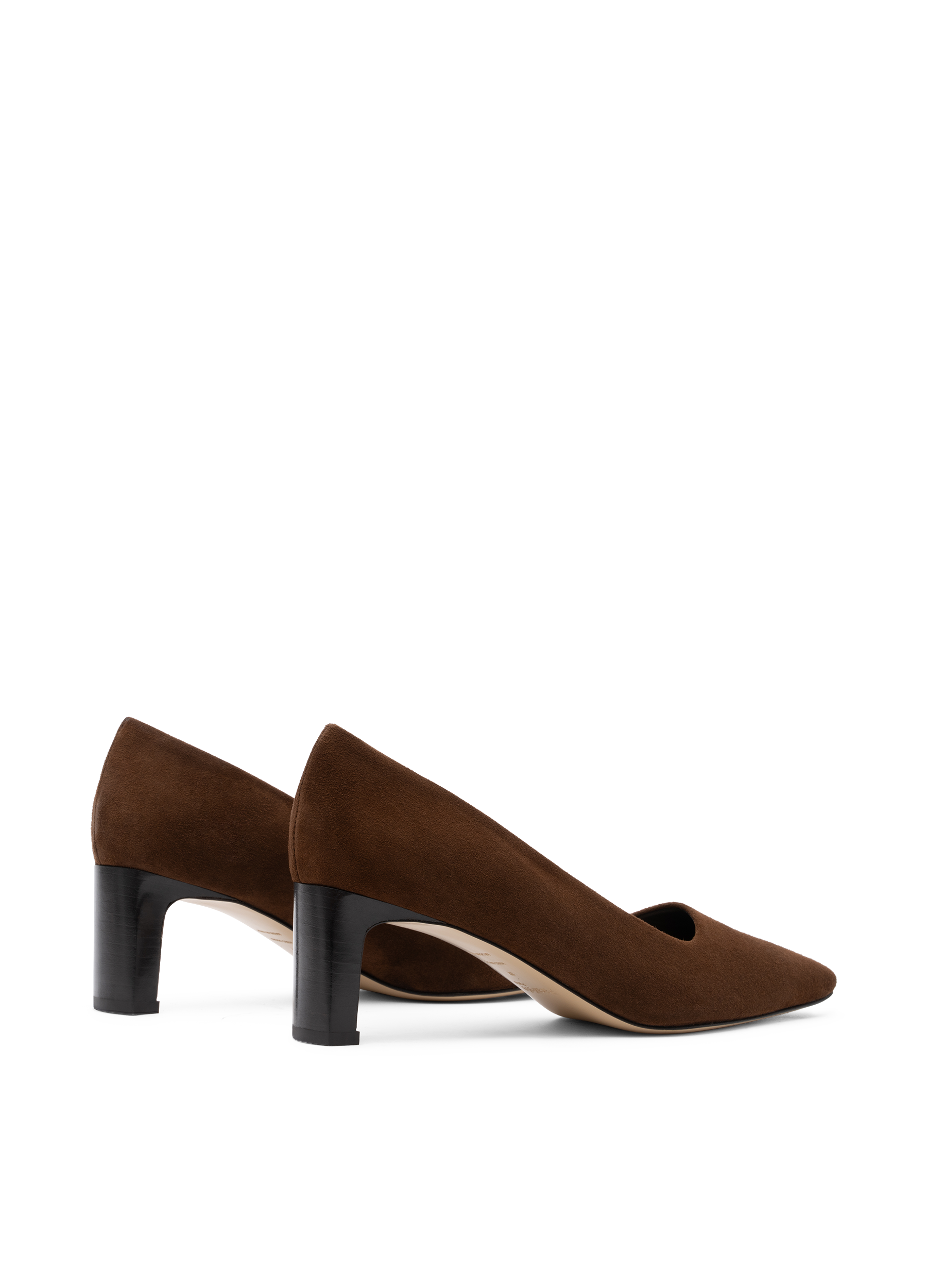 Goat leather cognac pumps PARALLELE PARIS Brown