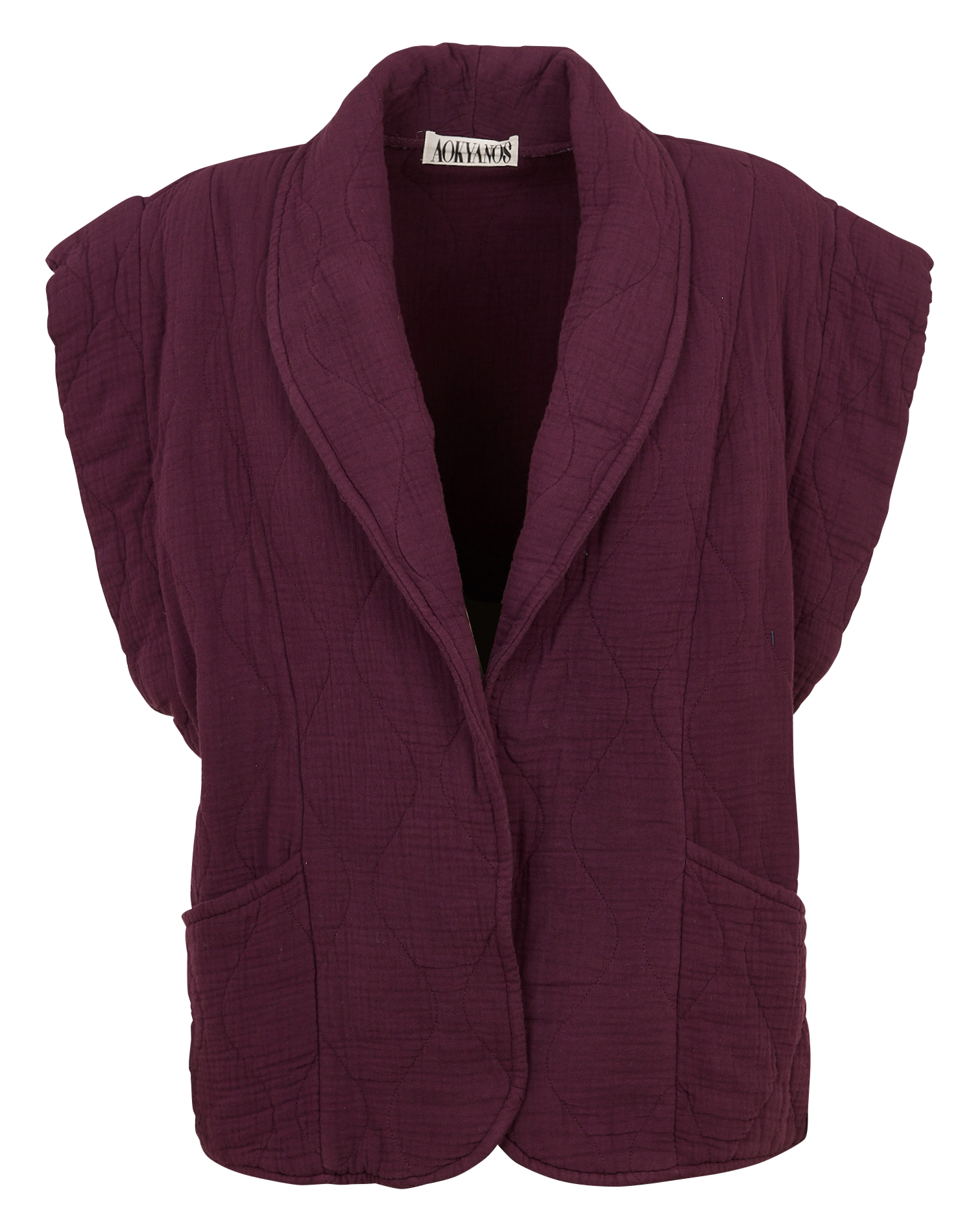 Oversize Steppjacke aus Baumwolle AOKYANOS Rot