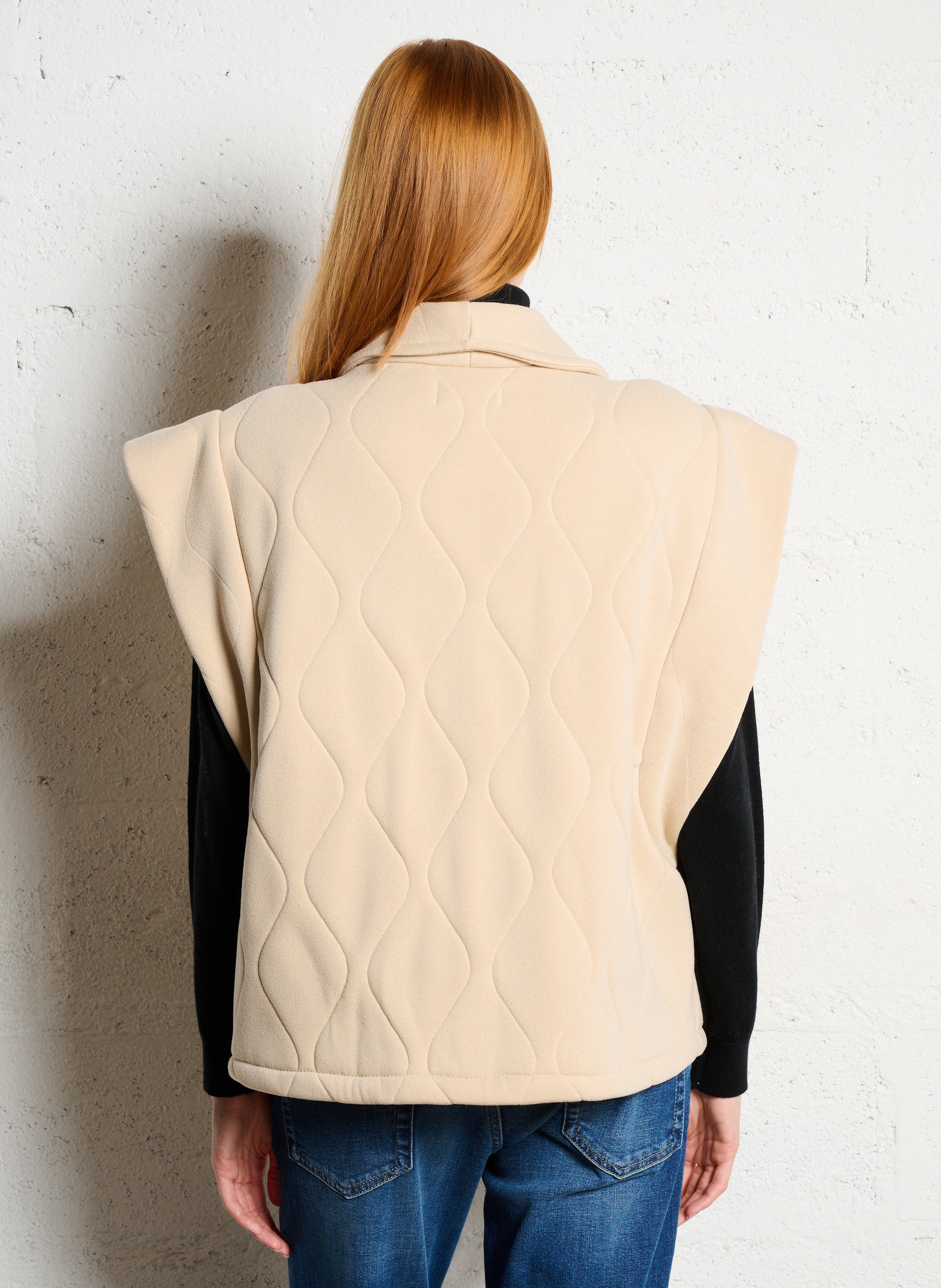 Gerade geschnittener Blazer AOKYANOS Beige