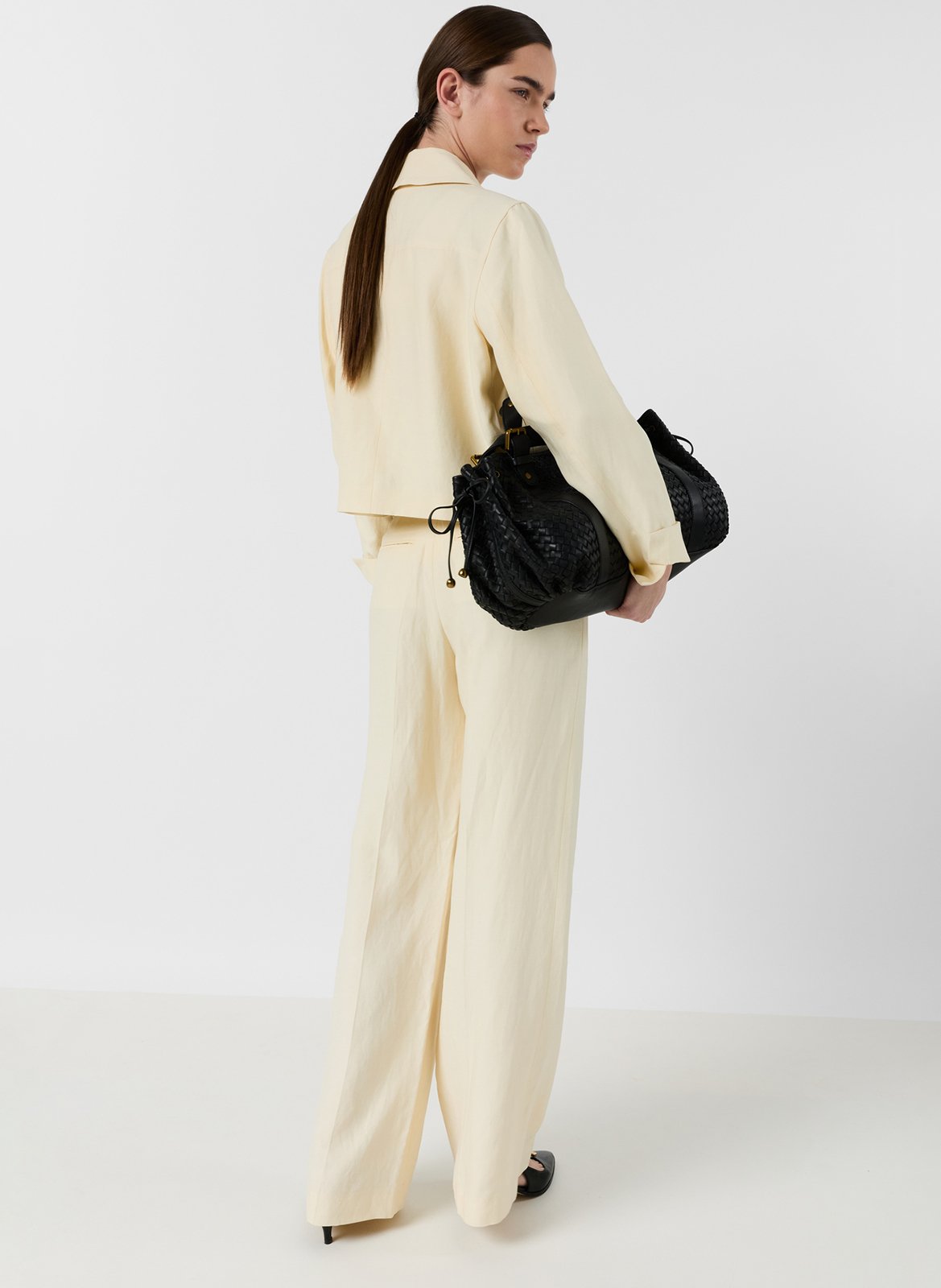 Straight-cut jacket with classic collar GERARD DAREL Yellow