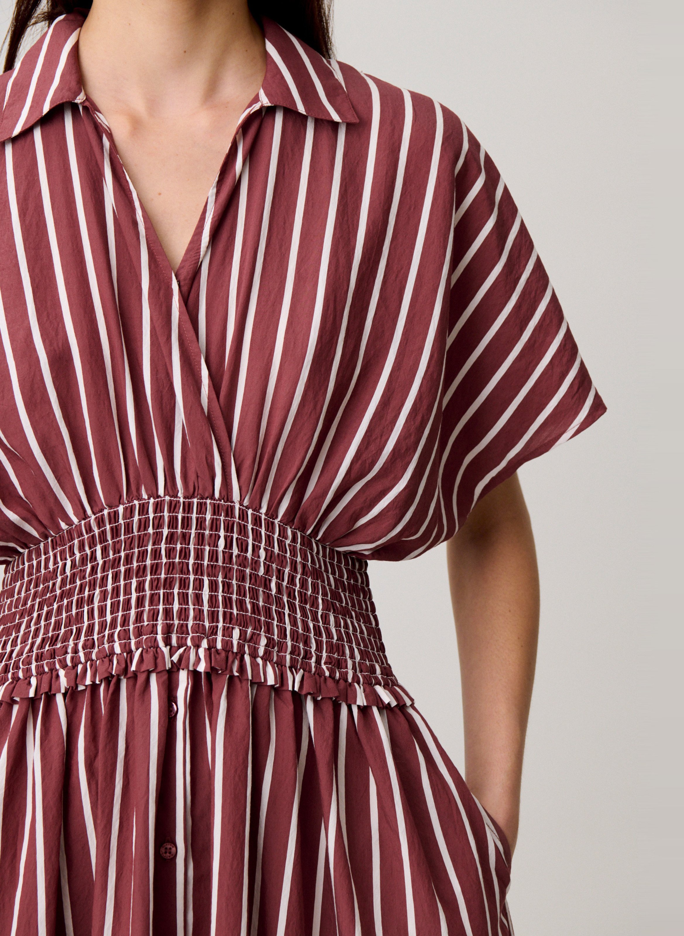 Striped fitted midi dress CLAUDIE PIERLOT Multicolored