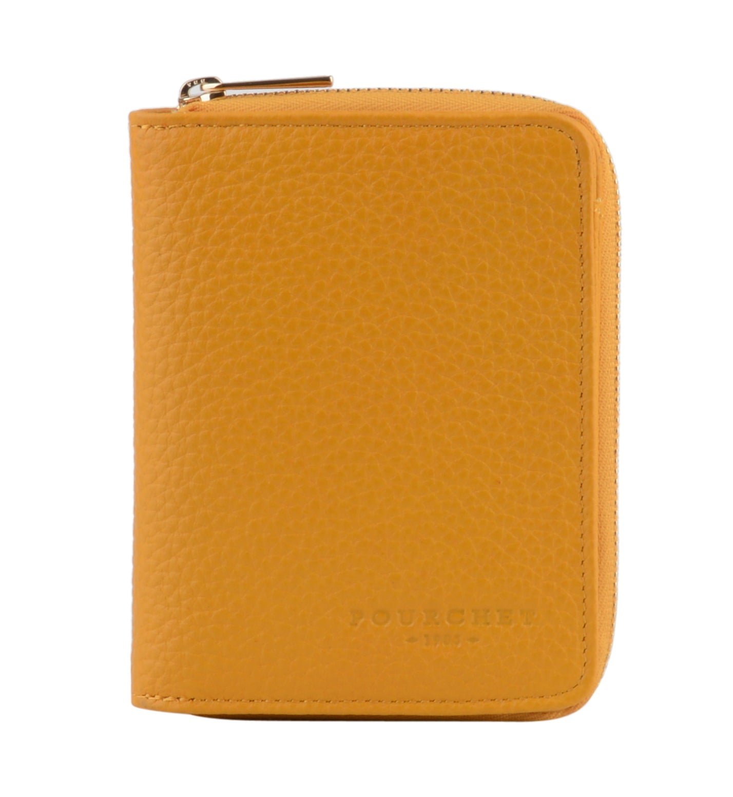 Portefeuille en cuir de vachette POURCHET