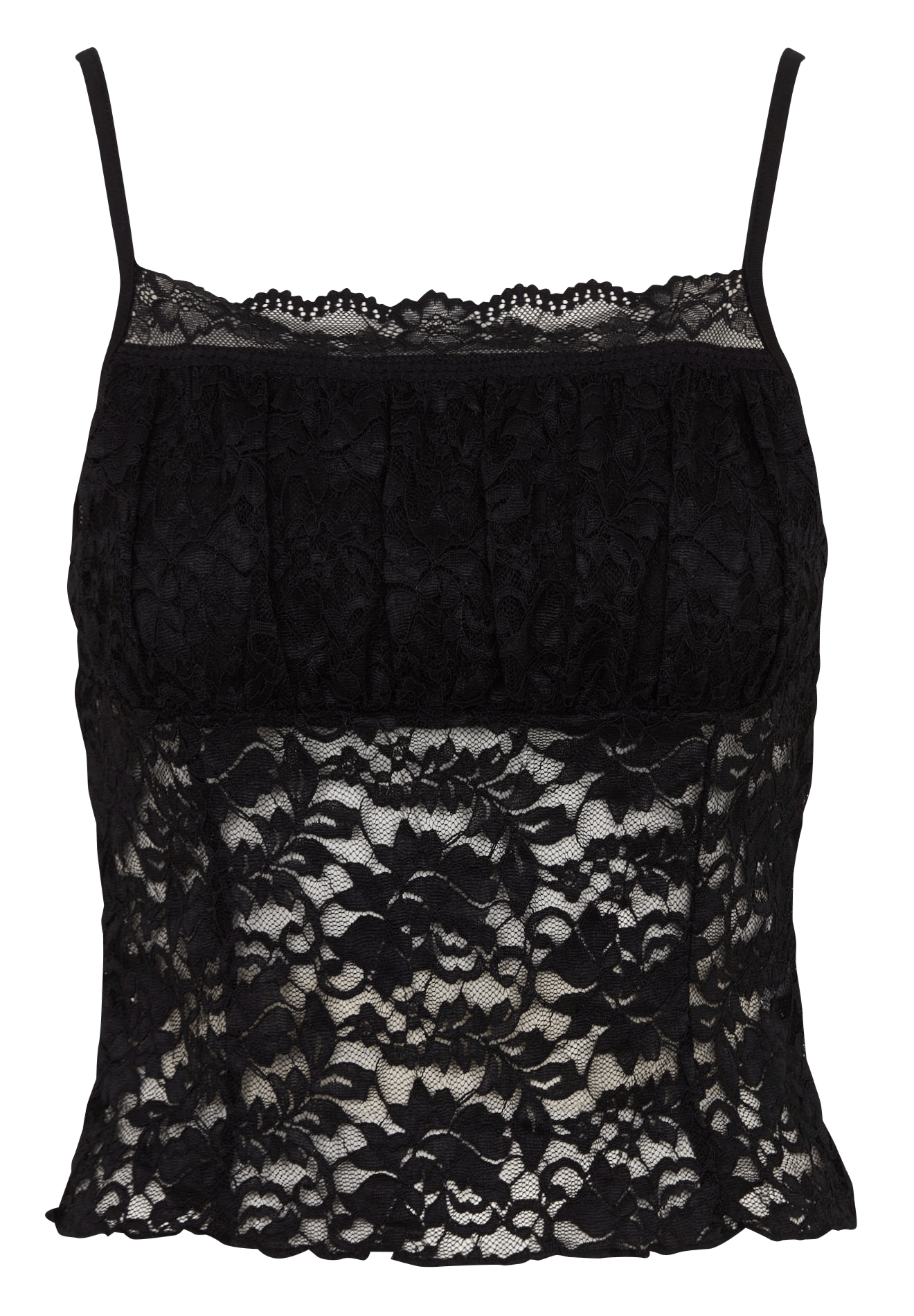 Anliegendes Spitzen-Top KOOKAI Schwarz