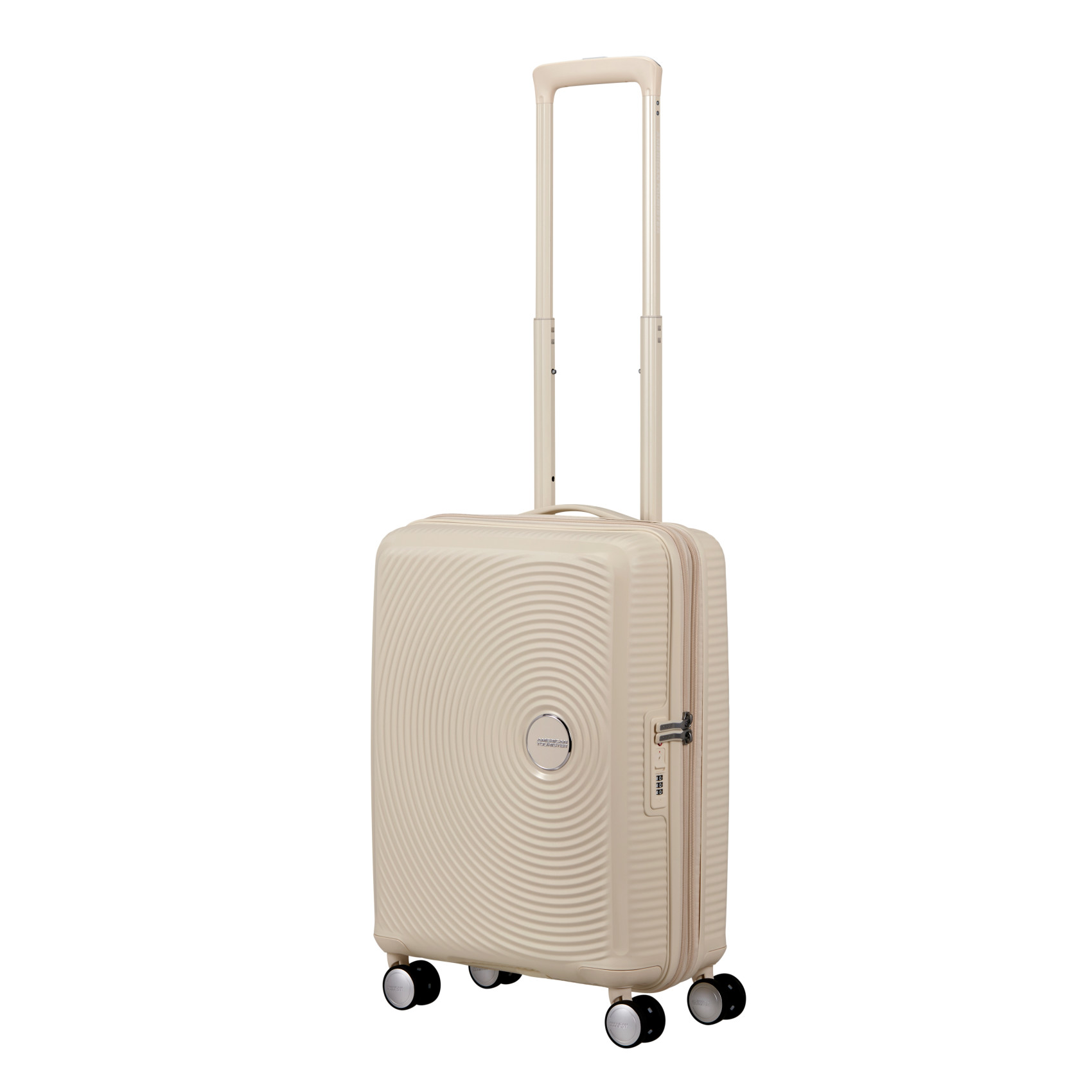 Soundbox valise 4 roues taille s Beige