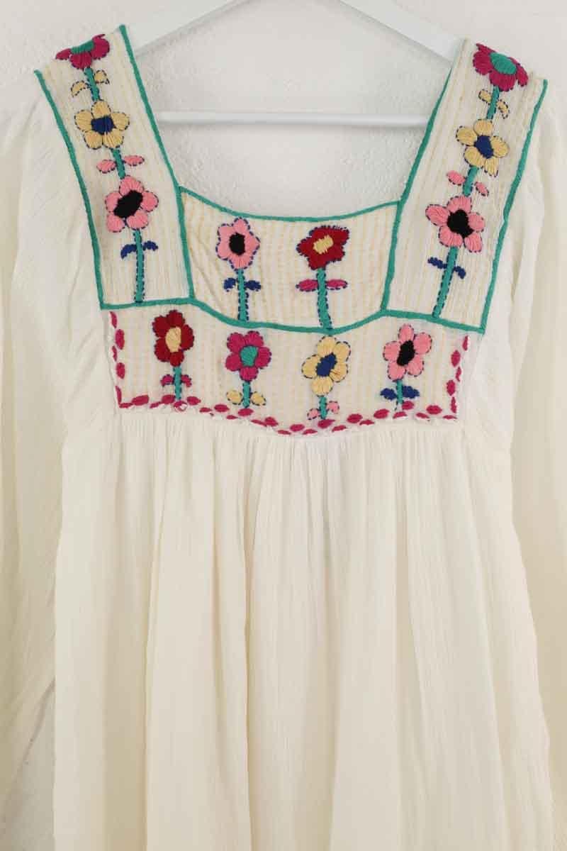 Robe ANTIK BATIK - Seconde Main Blanc