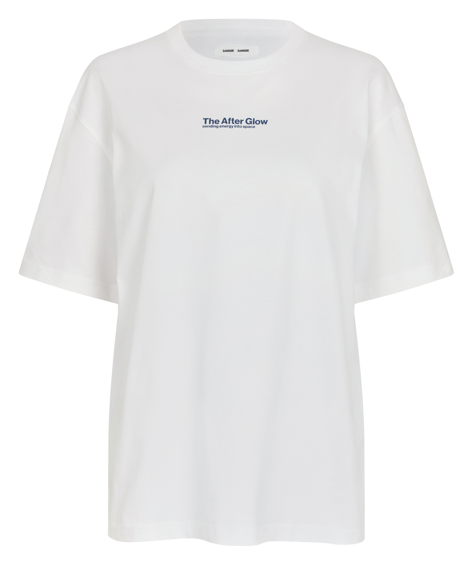 Oversized round neck organic cotton t-shirt SAMSOE SAMSOE