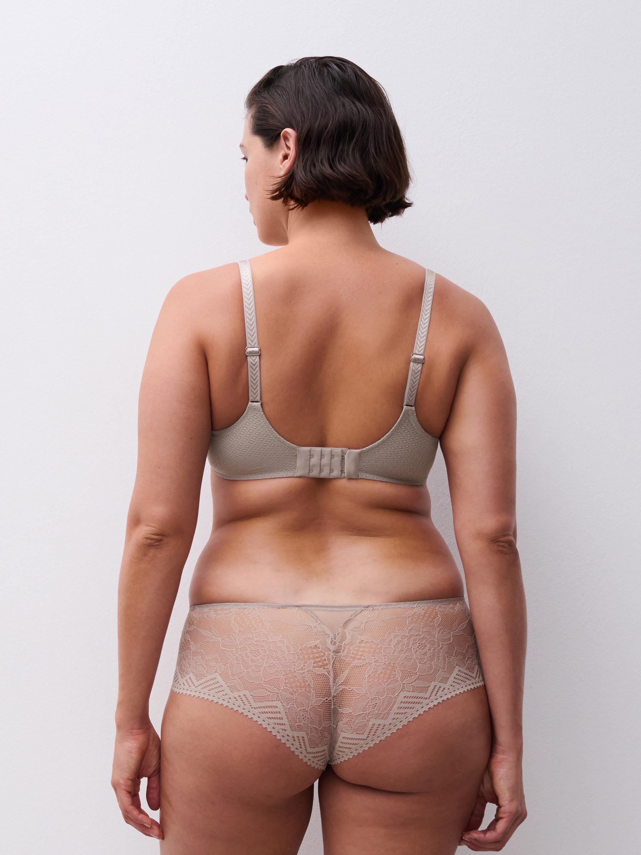 Lace boy shorts CHANTELLE Brown