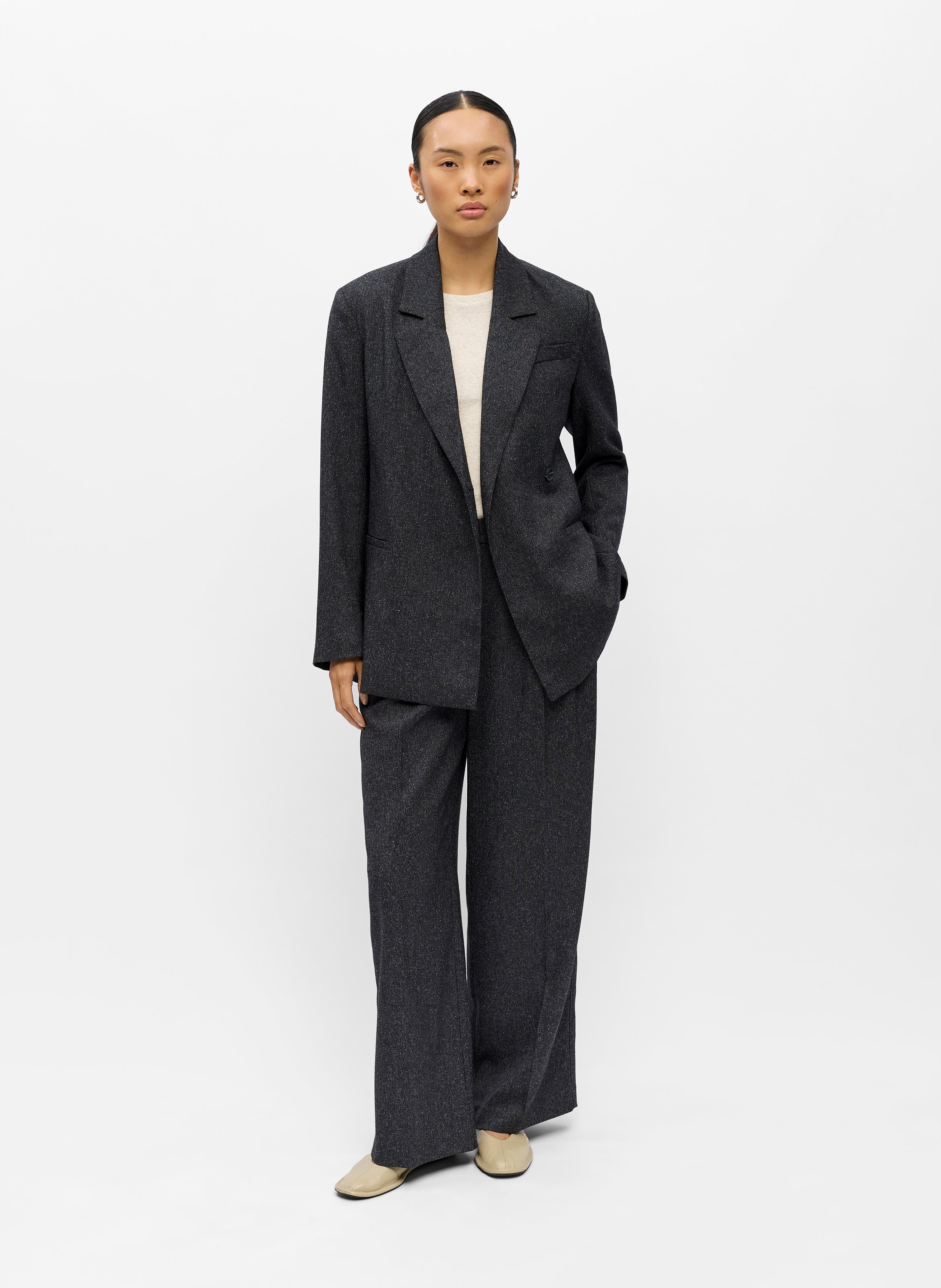 Veste de tailleur ajustée  OBJECT Noir