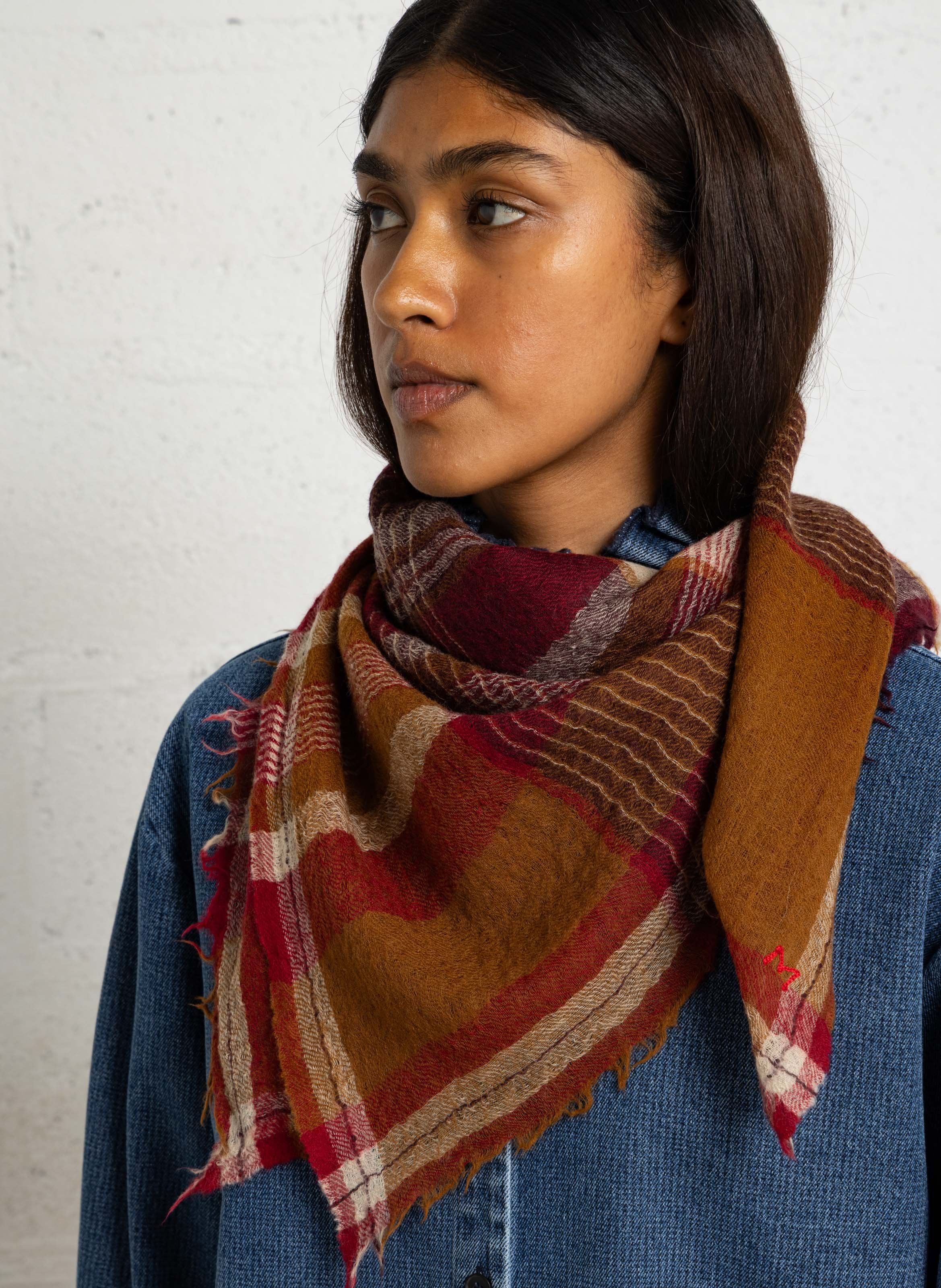 Wollen foulard MOISMONT Violet