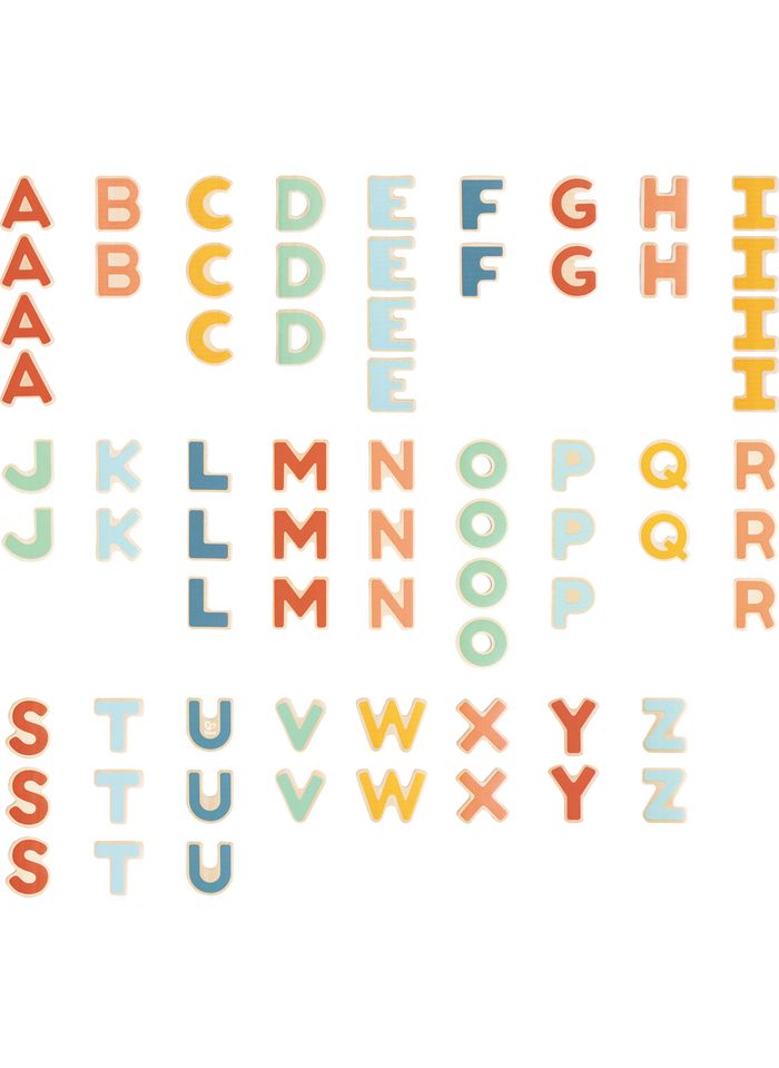 Alphabet Magnétique (70 Pièces) Multicolore Hape - Enfant