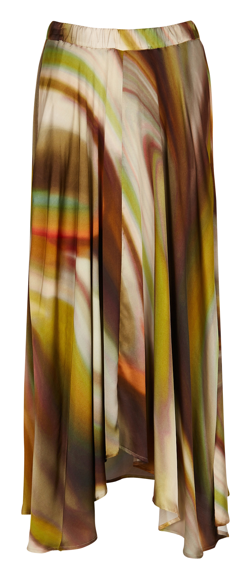 Jupe longue asymétrique DIEGA Multicolore