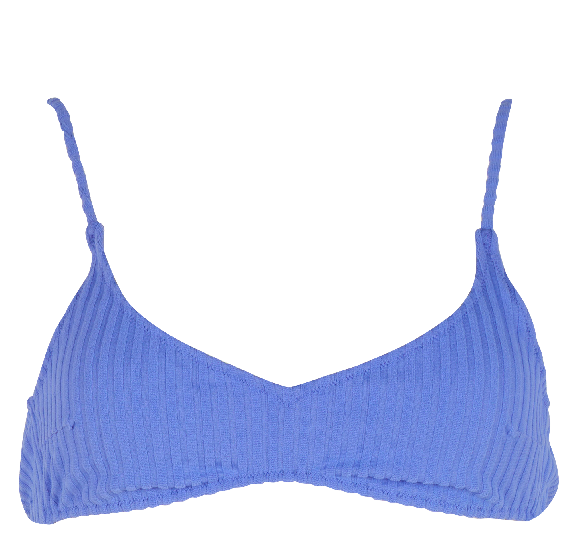 Haut de maillot de bain triangle à lacer  ROBIN COLLECTION Bleu