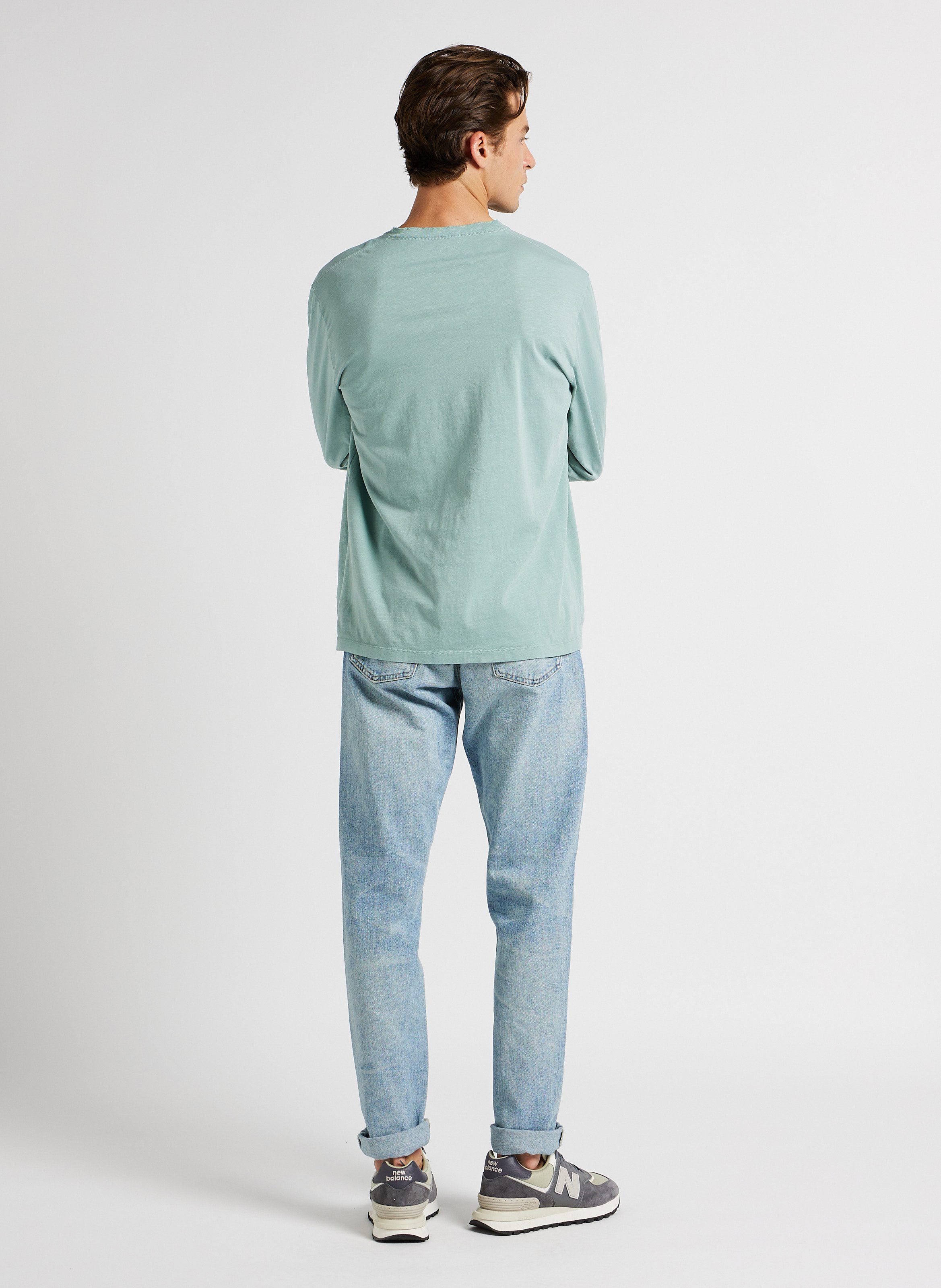 Tapered cotton jeans EDWIN Blue