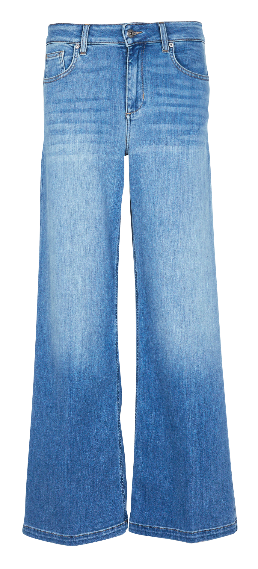 Flared jeans met hoge taille | katoenblend LIU JO Blauw
