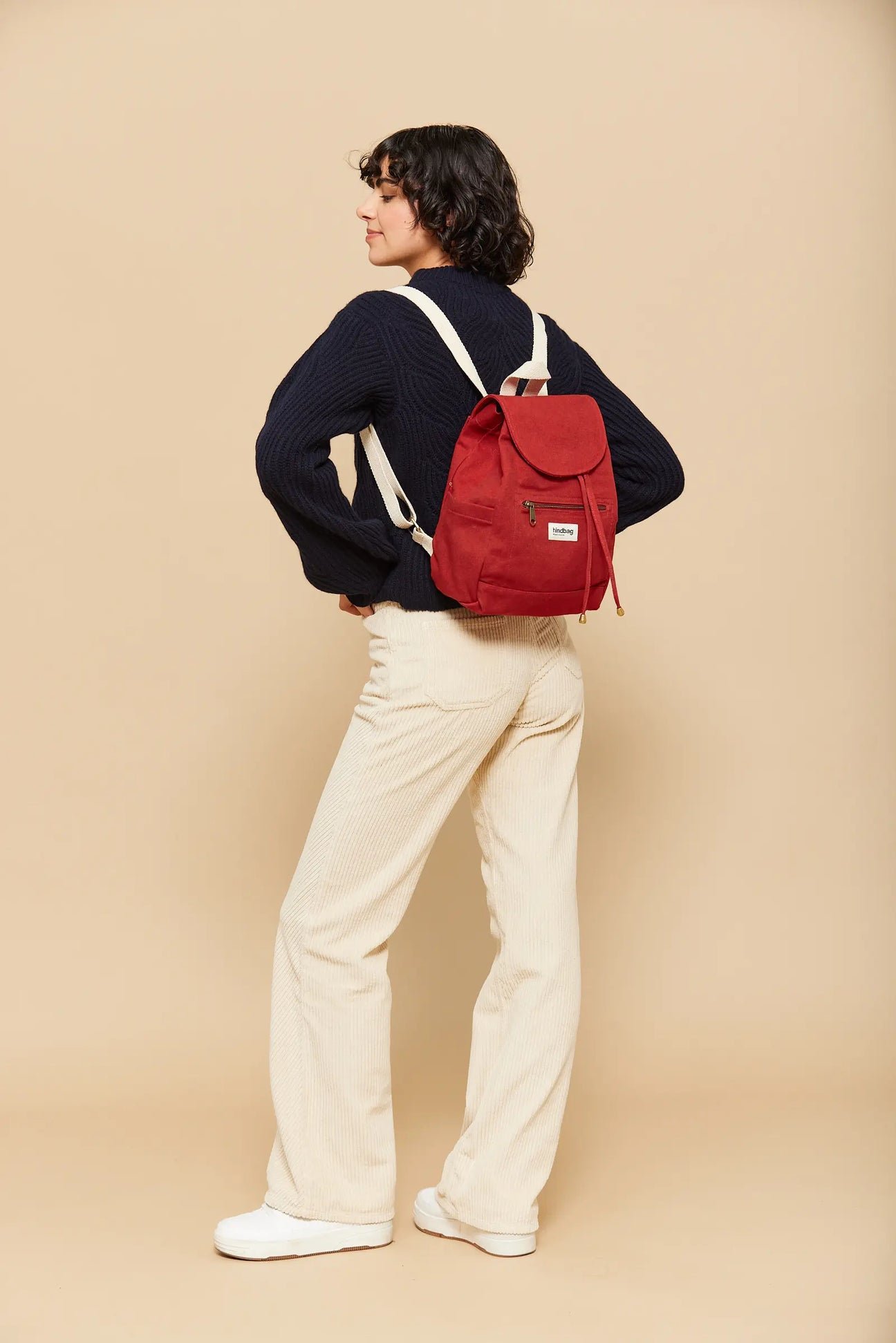 Cotton backpack Red