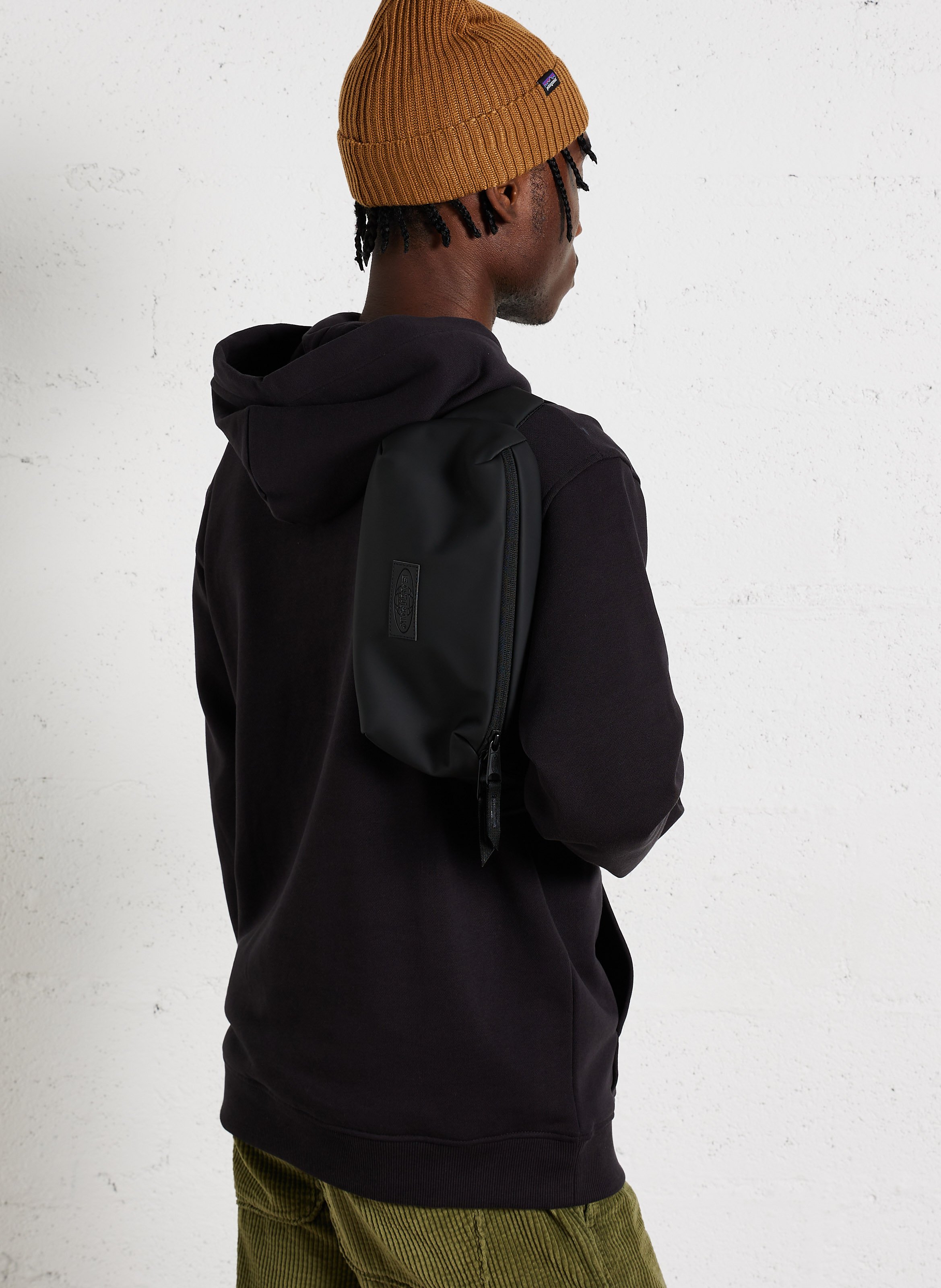 Straight-cut cotton hoodie SCOTCH AND SODA Black