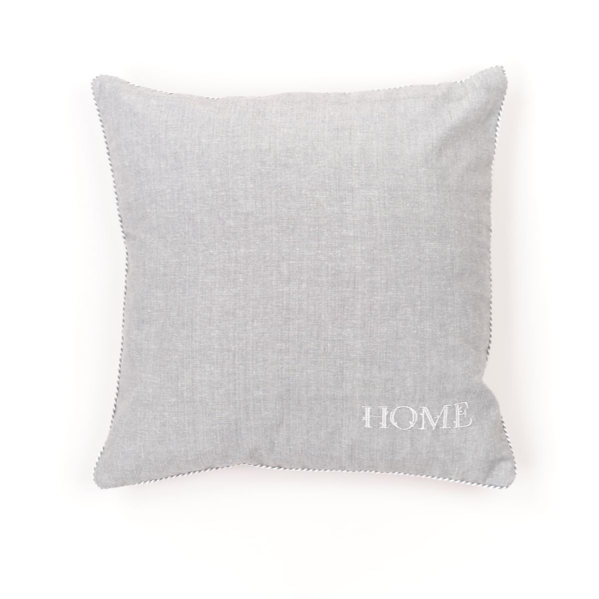 Removable cotton cushion TODAY LINGE DE MAISON Grey