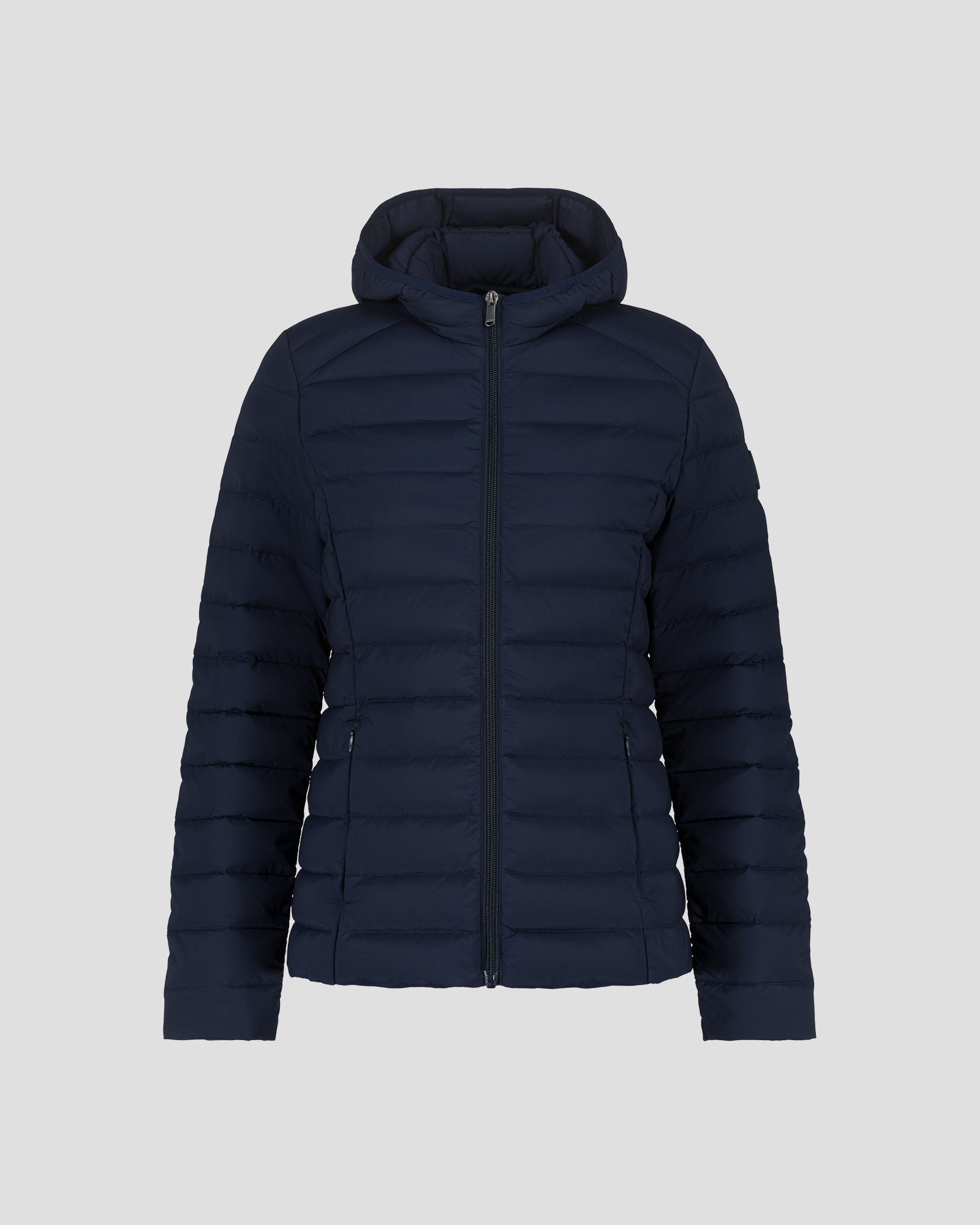 Lightweight stretch hooded puffer jacket Salma JOTT Blue