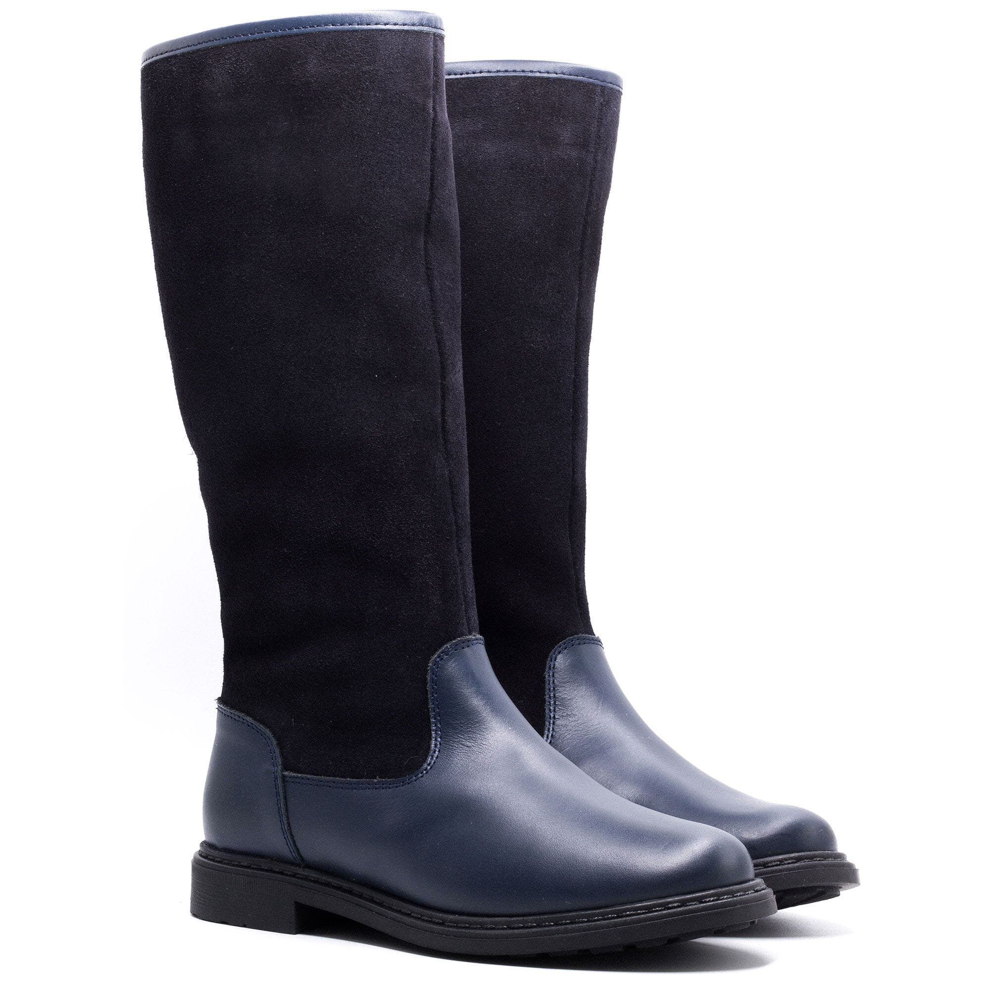 Girl's fur-lined boots Boni & Sidonie Blue