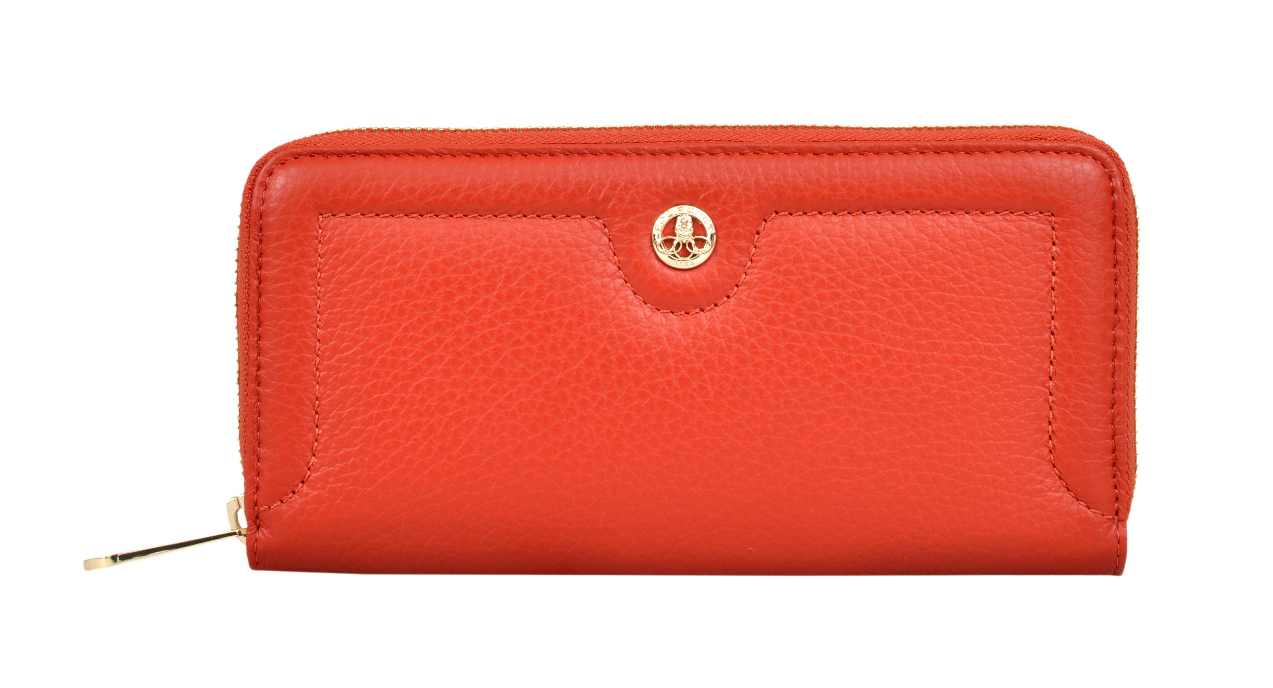 Leather coin purse POURCHET