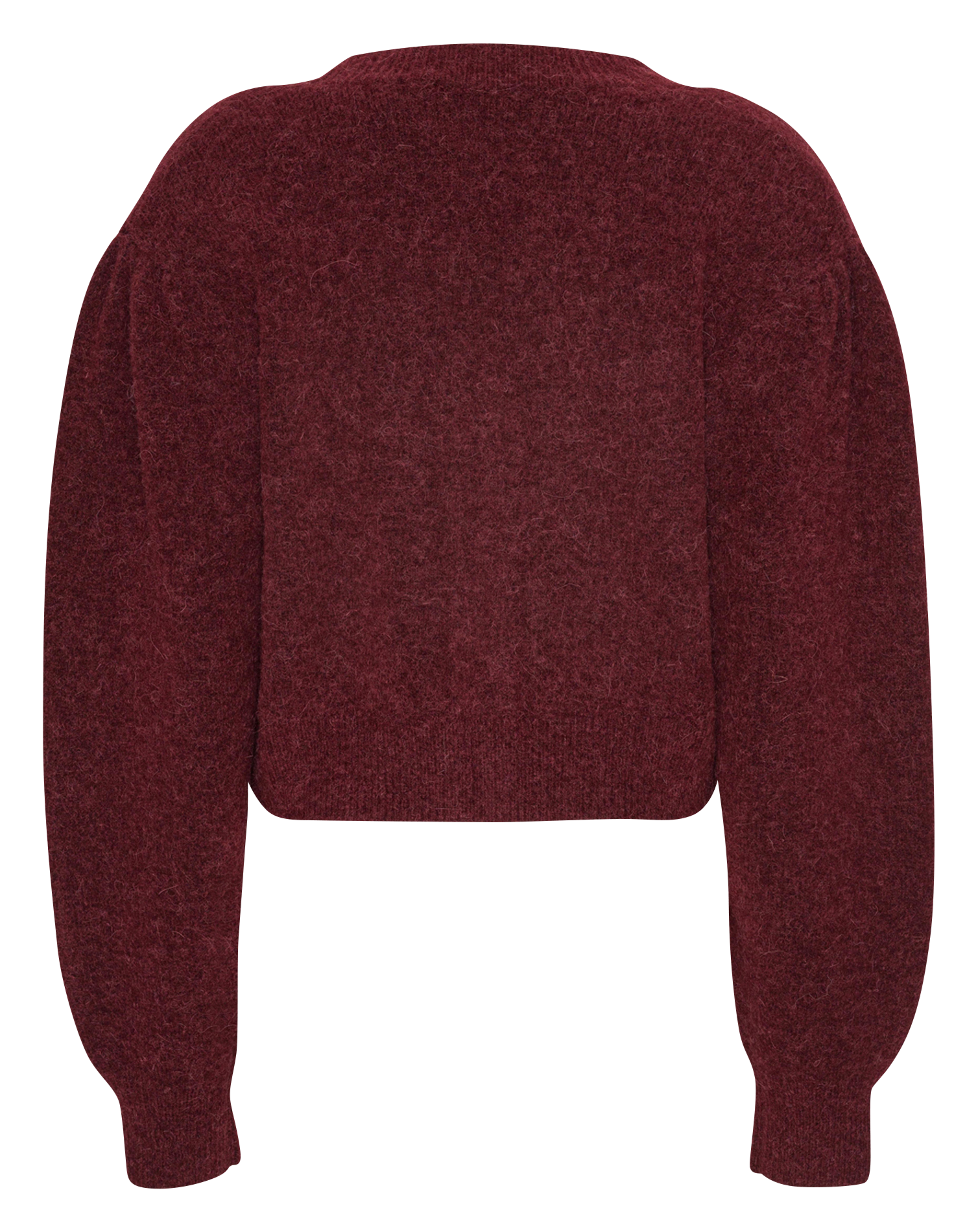 Gilet col V en laine mélangée ROTATE Brown