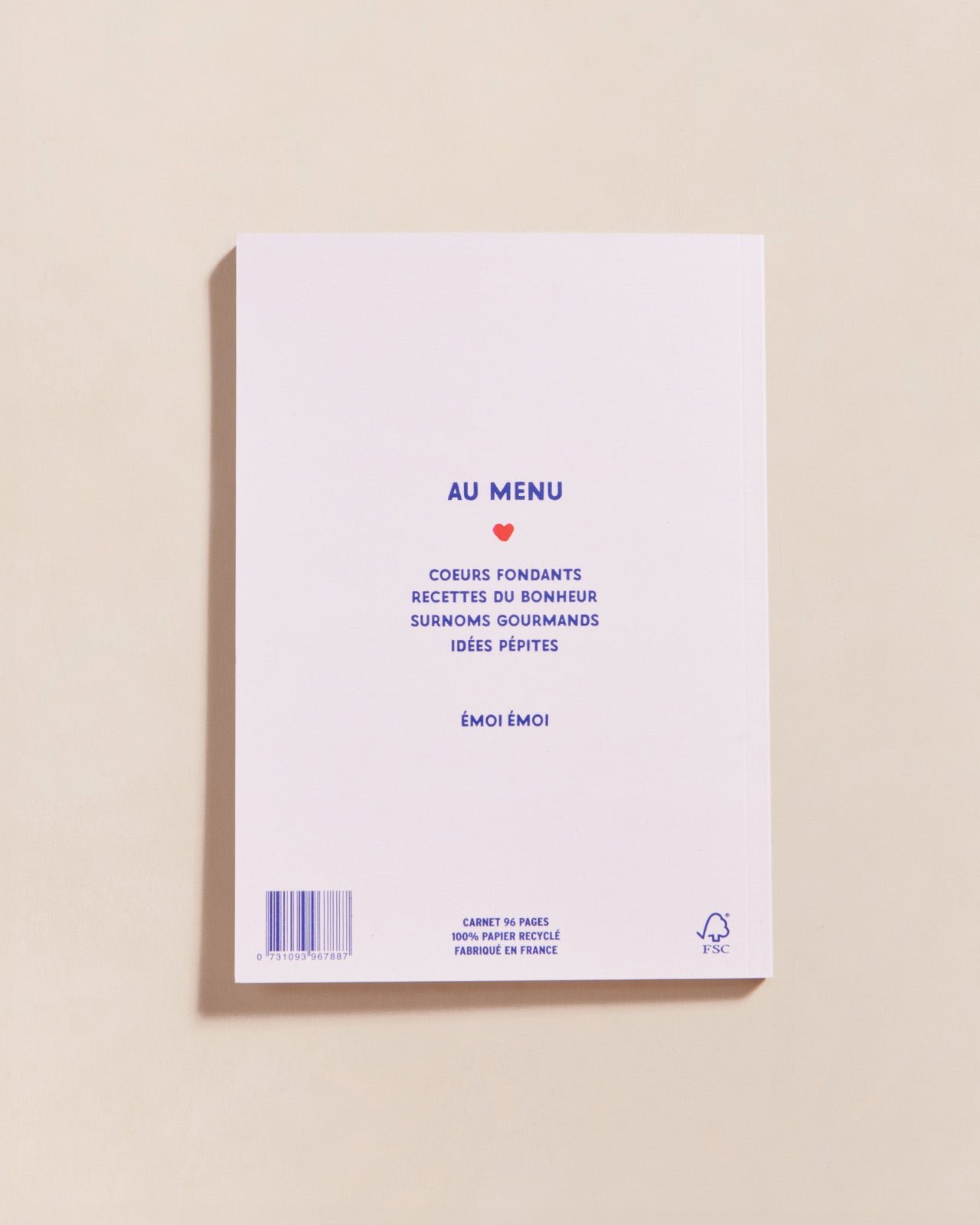 Le carnet pépite EMOI EMOI Multicolore