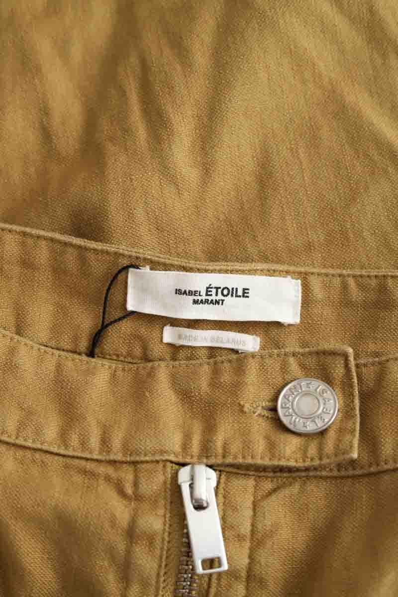 Slim-fit cotton cargo pants ISABEL MARANT ÉTOILE - SECONDE MAIN Brown
