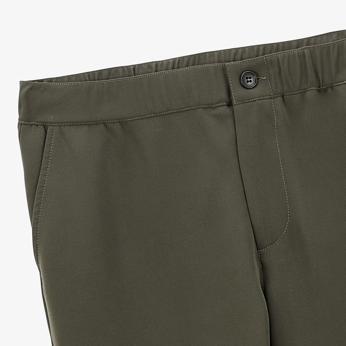 Elasticated waist chino pants SERGE BLANCO Green