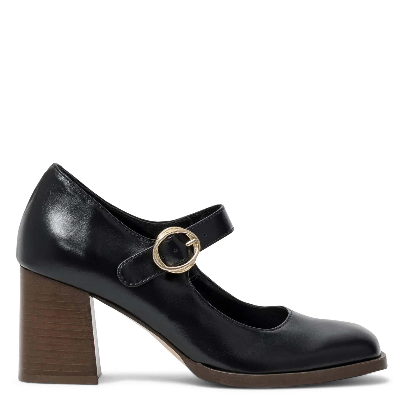 Round-toe leather pumps BOCAGE