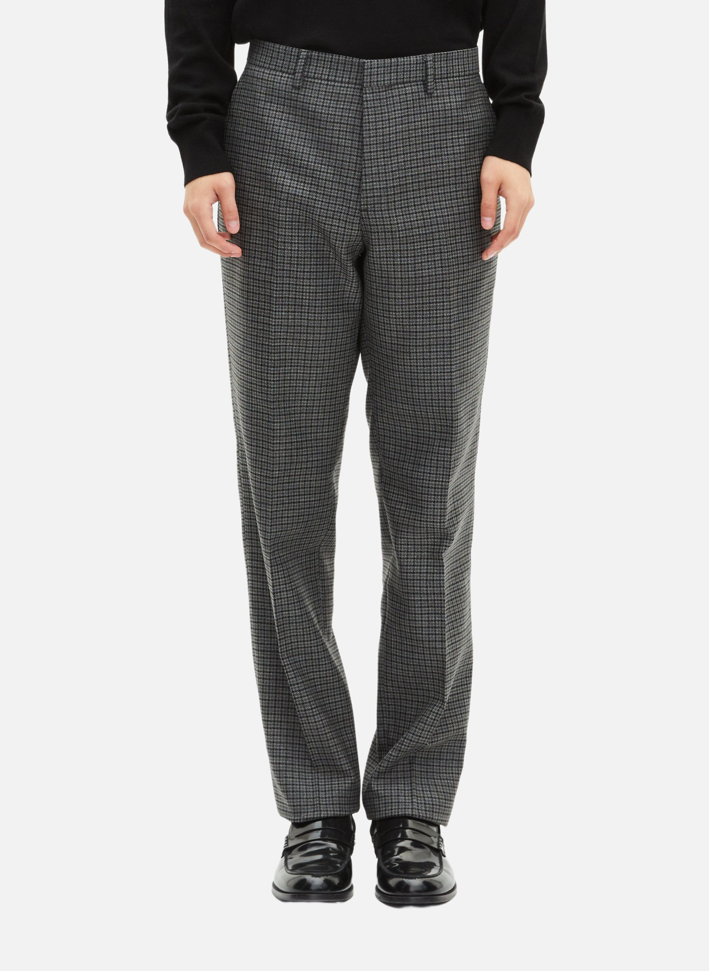 Straight houndstooth suit pants THE KOOPLES Grey
