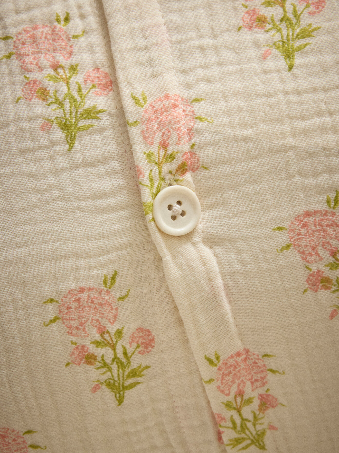 Cotton gauze pillowcase "aimée" CYRILLUS Beige