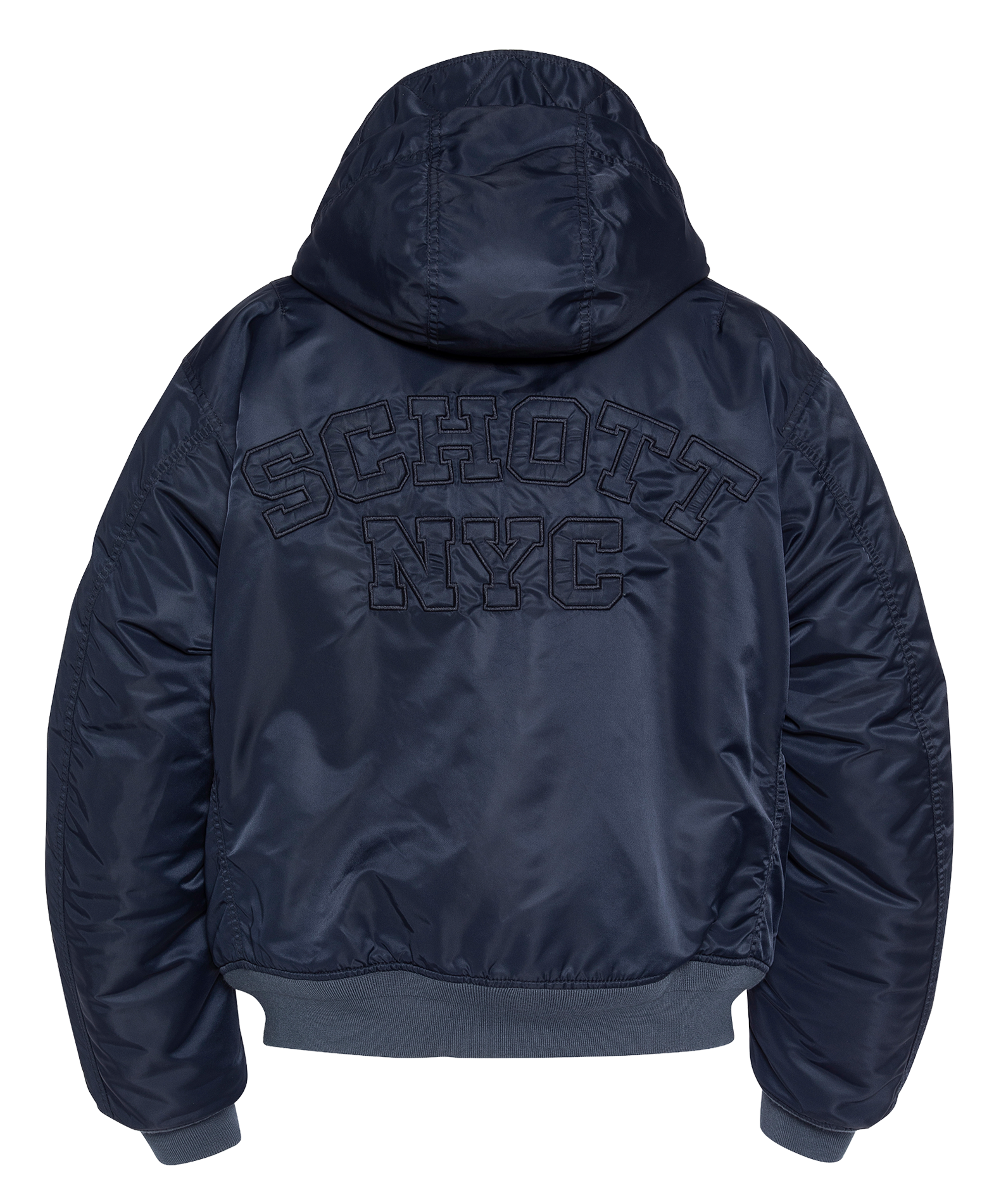 Blouson oversize à capuche SCHOTT Bleu