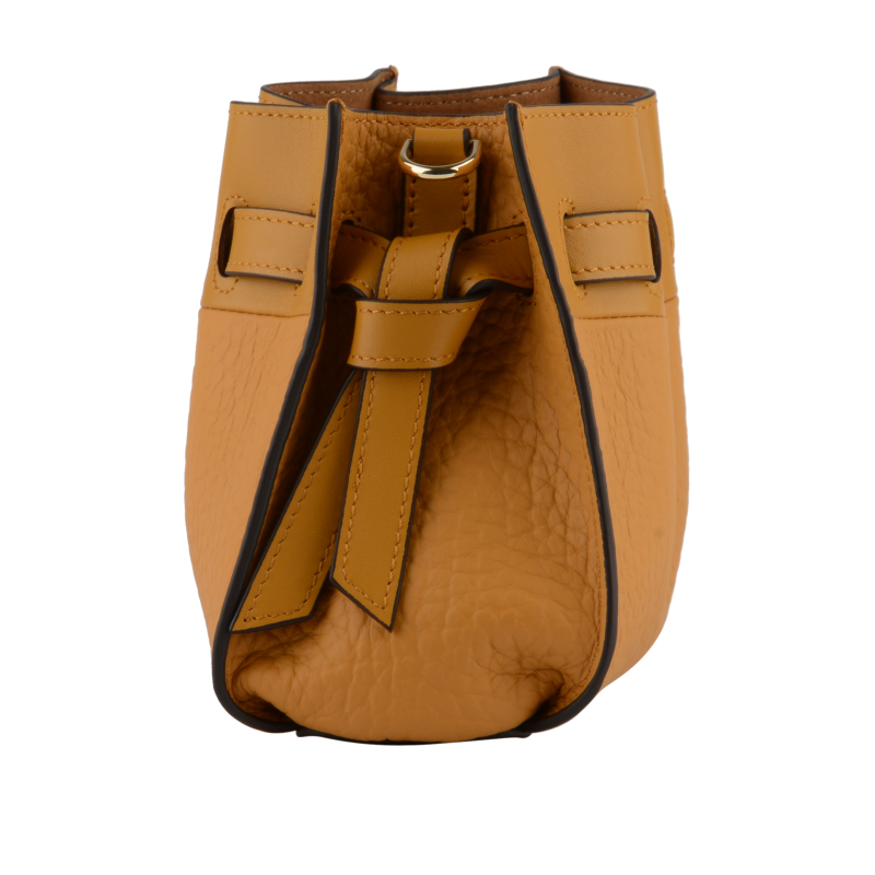 Shoulder bag - cowhide leather POURCHET Red