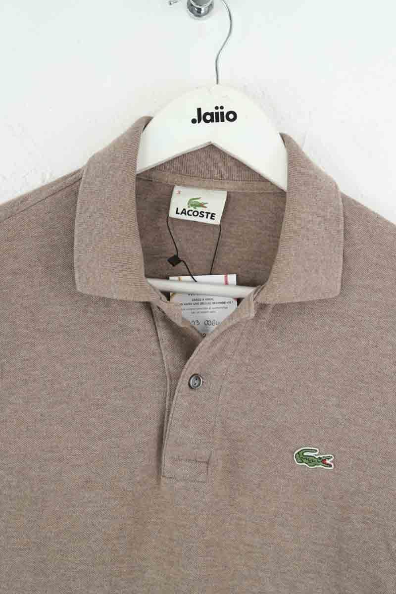 Cotton T-shirt LACOSTE - SECONDE MAIN Brown