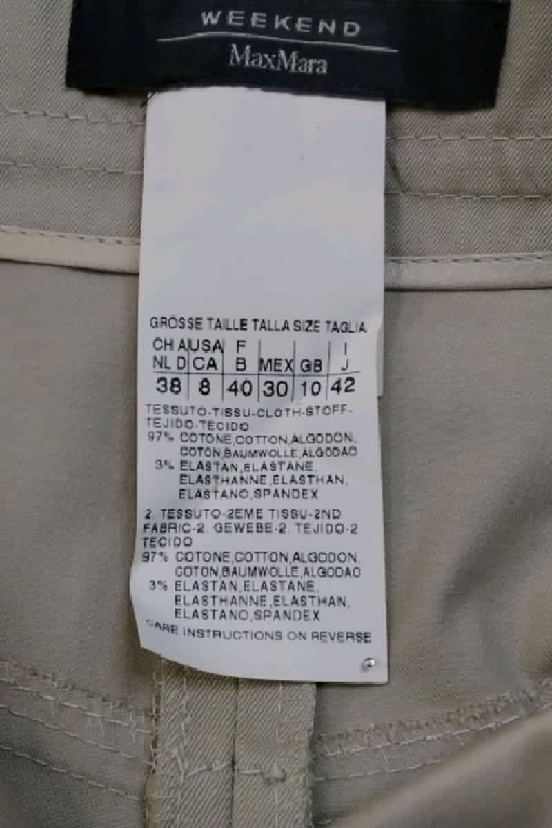 Mini skirt MAX MARA - Seconde Main Beige