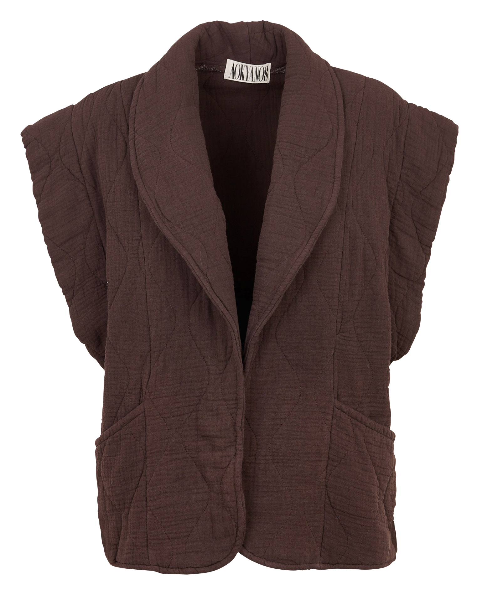 Oversize Steppjacke aus Baumwolle AOKYANOS Braun