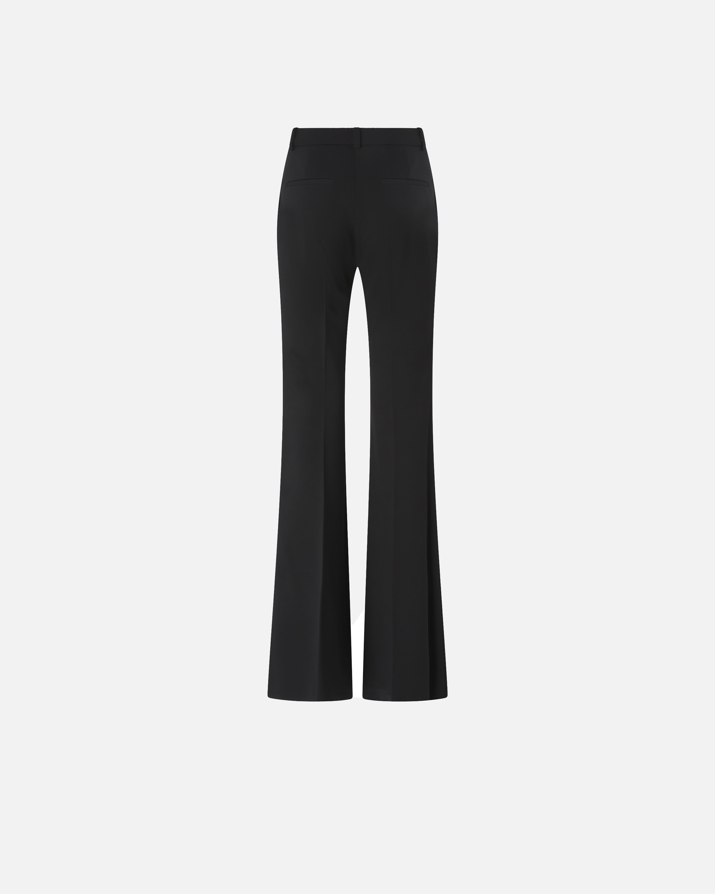 Flare-fit trousers in milano-knit PINKO Black