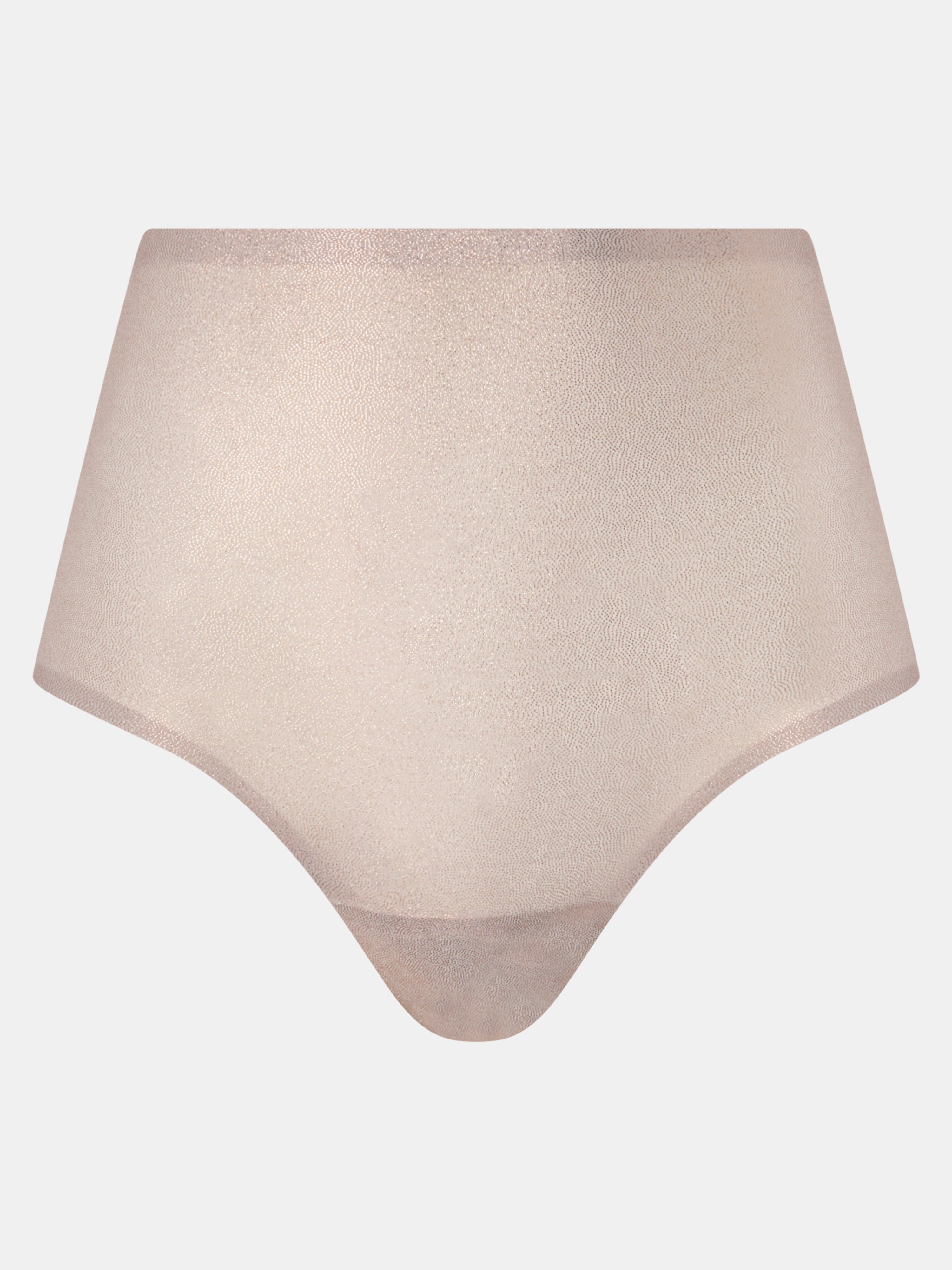 High-waisted lace panties CHANTELLE Beige