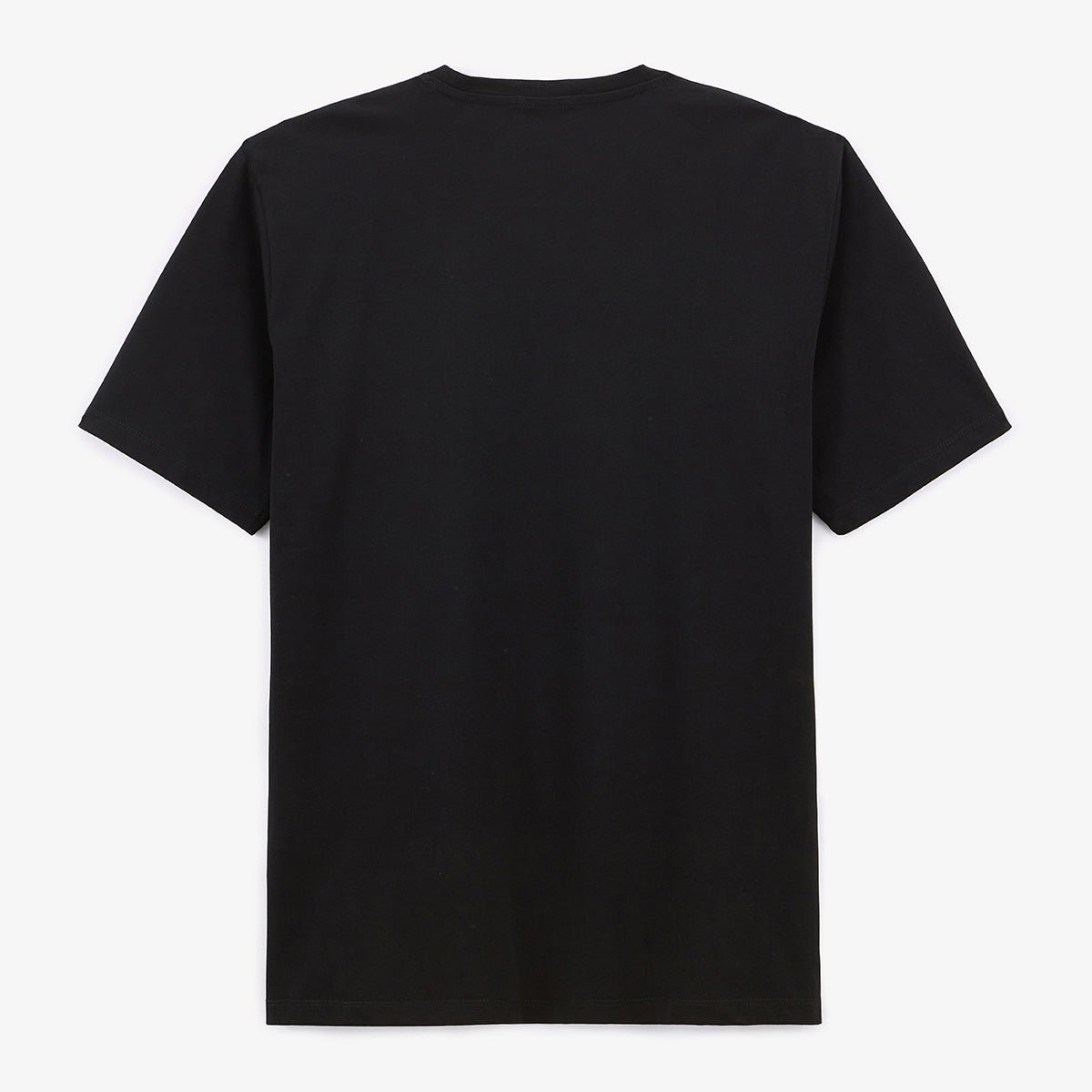 Round-neck cotton T-shirt SERGE BLANCO Black