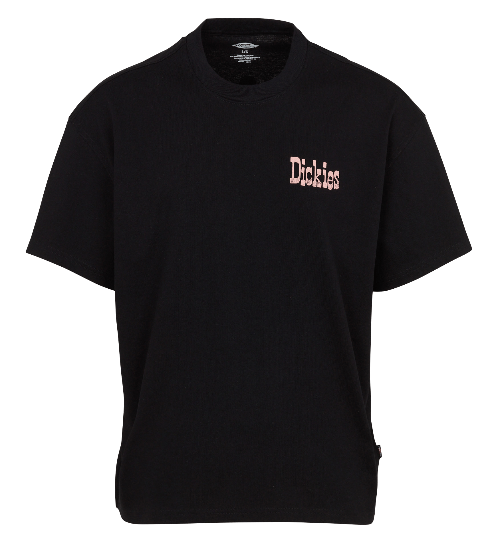 Recht, katoenen T-shirt DICKIES Zwart