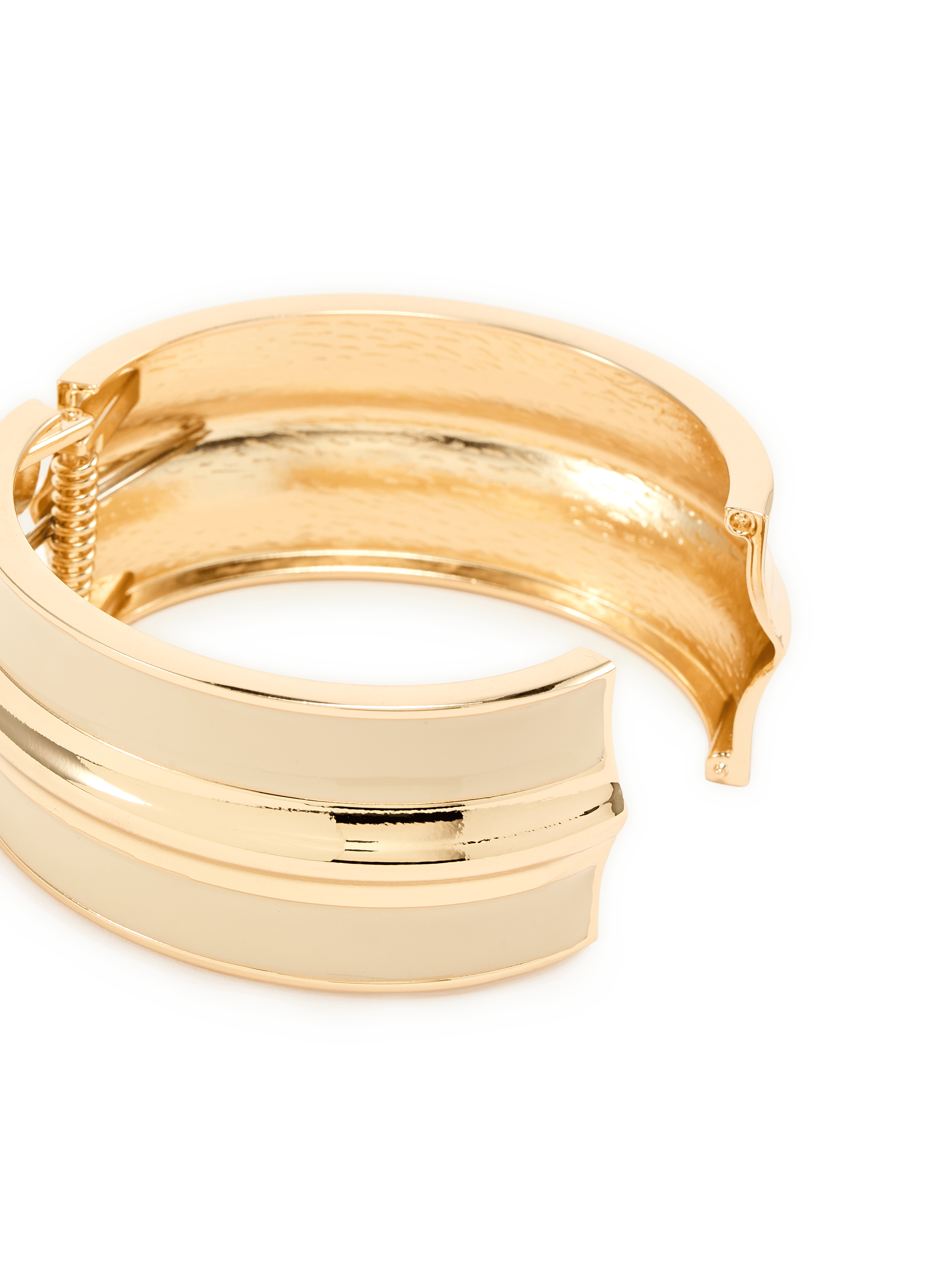 Enamel Steel Bracelet AU PRINTEMPS PARIS Beige