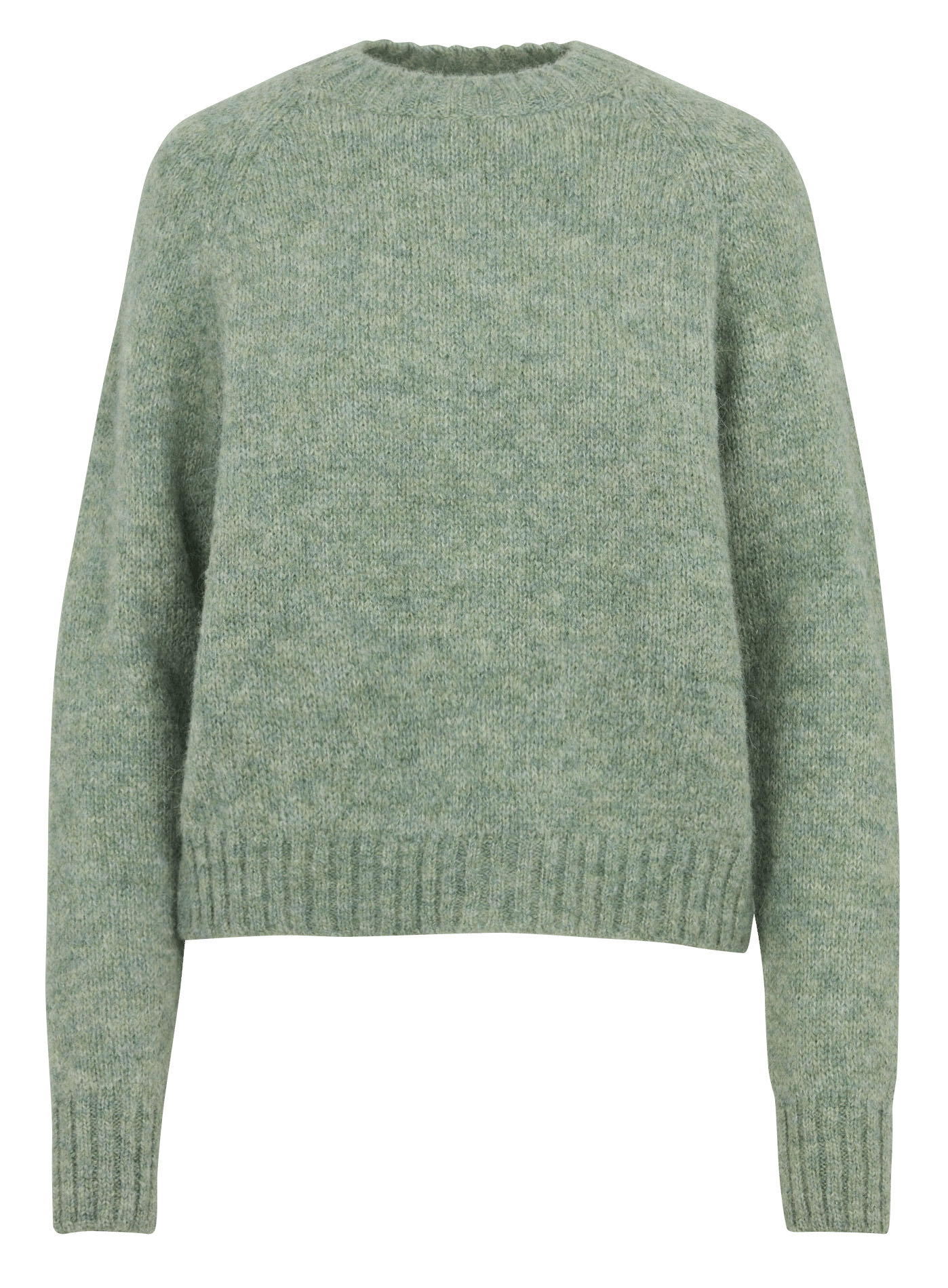 Round-neck wool-blend sweater MASSCOB Green
