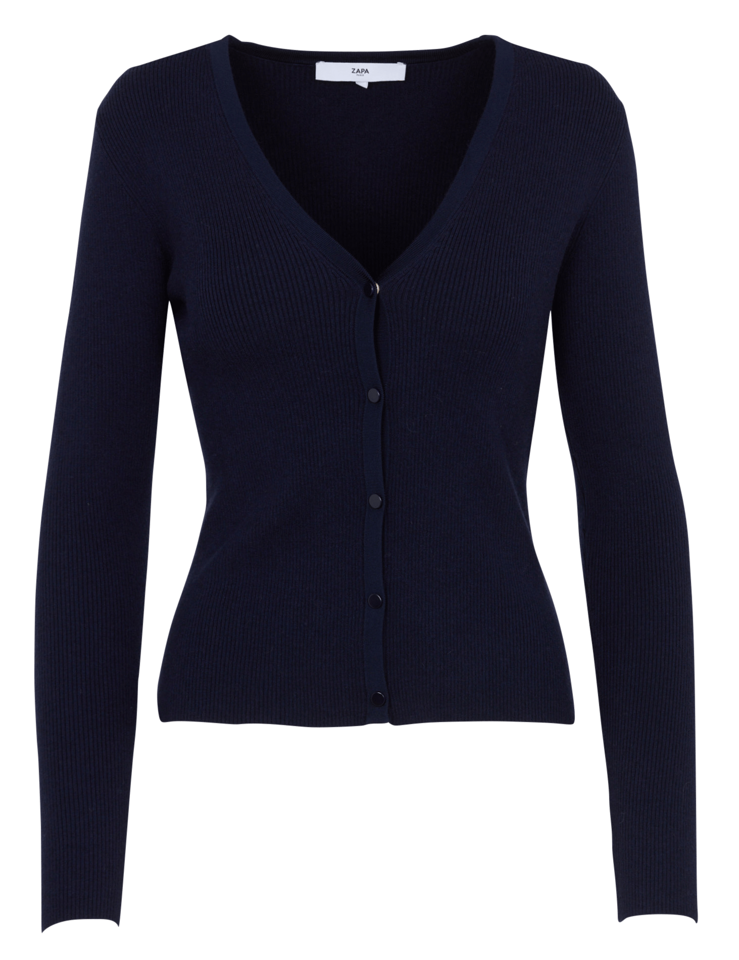 Gilet col V cintré uni ZAPA