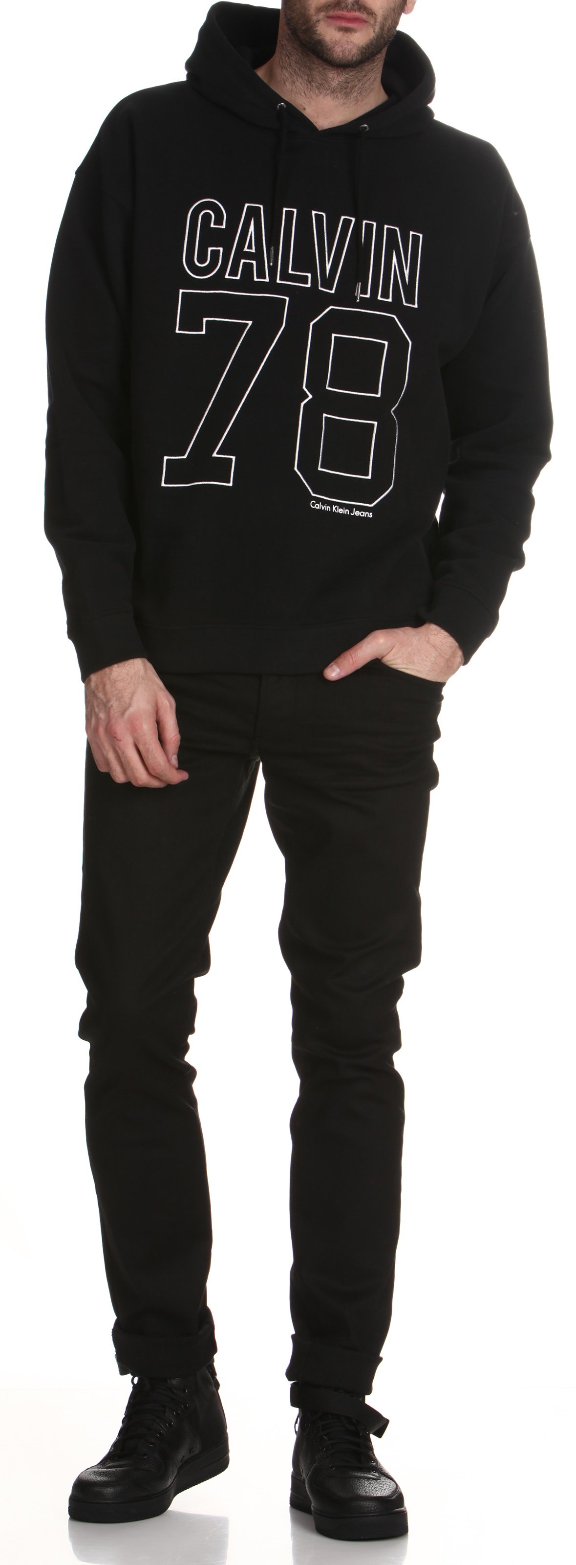 Slim-Fit-Jeans Schwarz