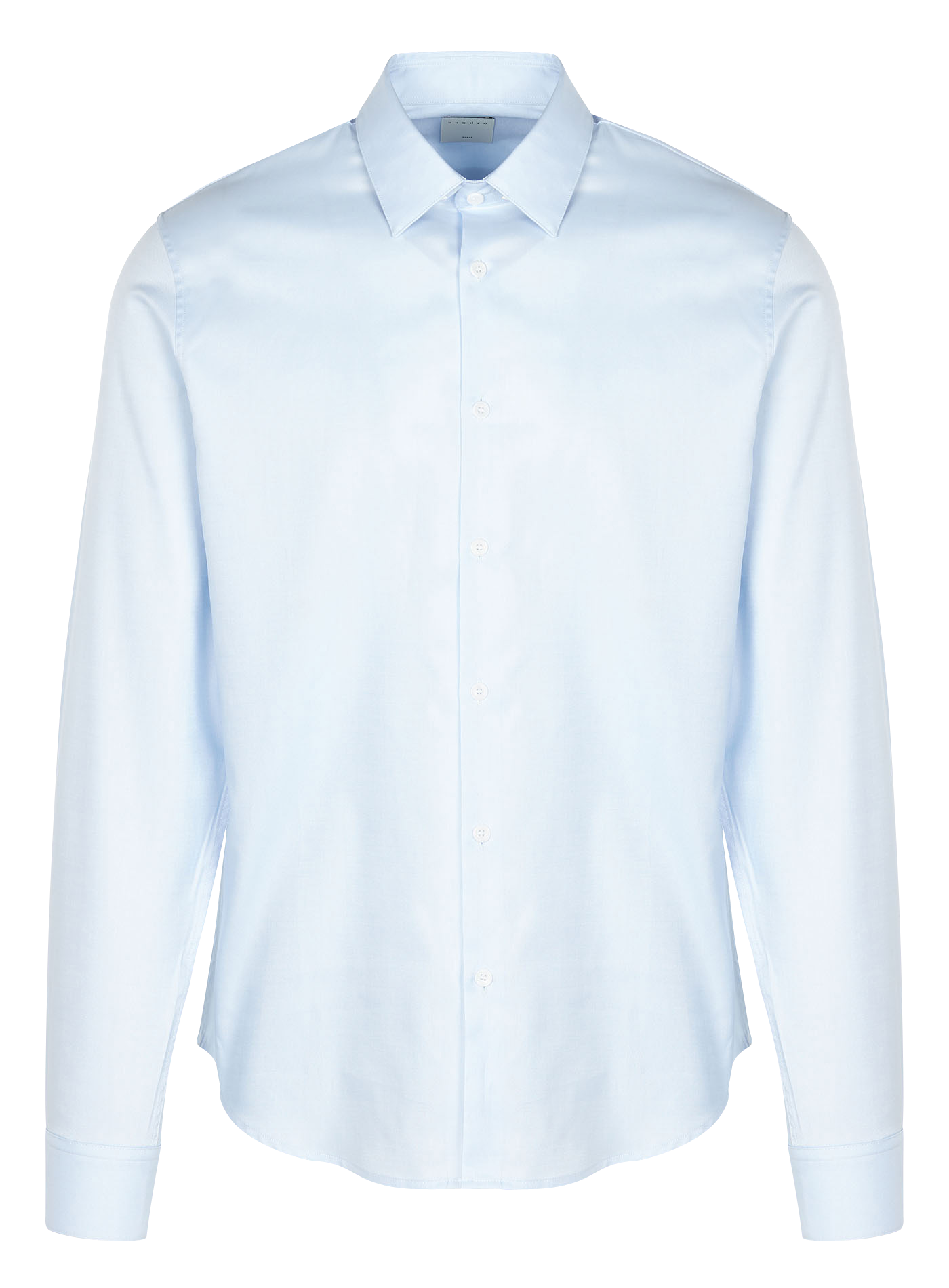 Slim-fit cotton Oxford shirt with classic collar BlueSANDRO