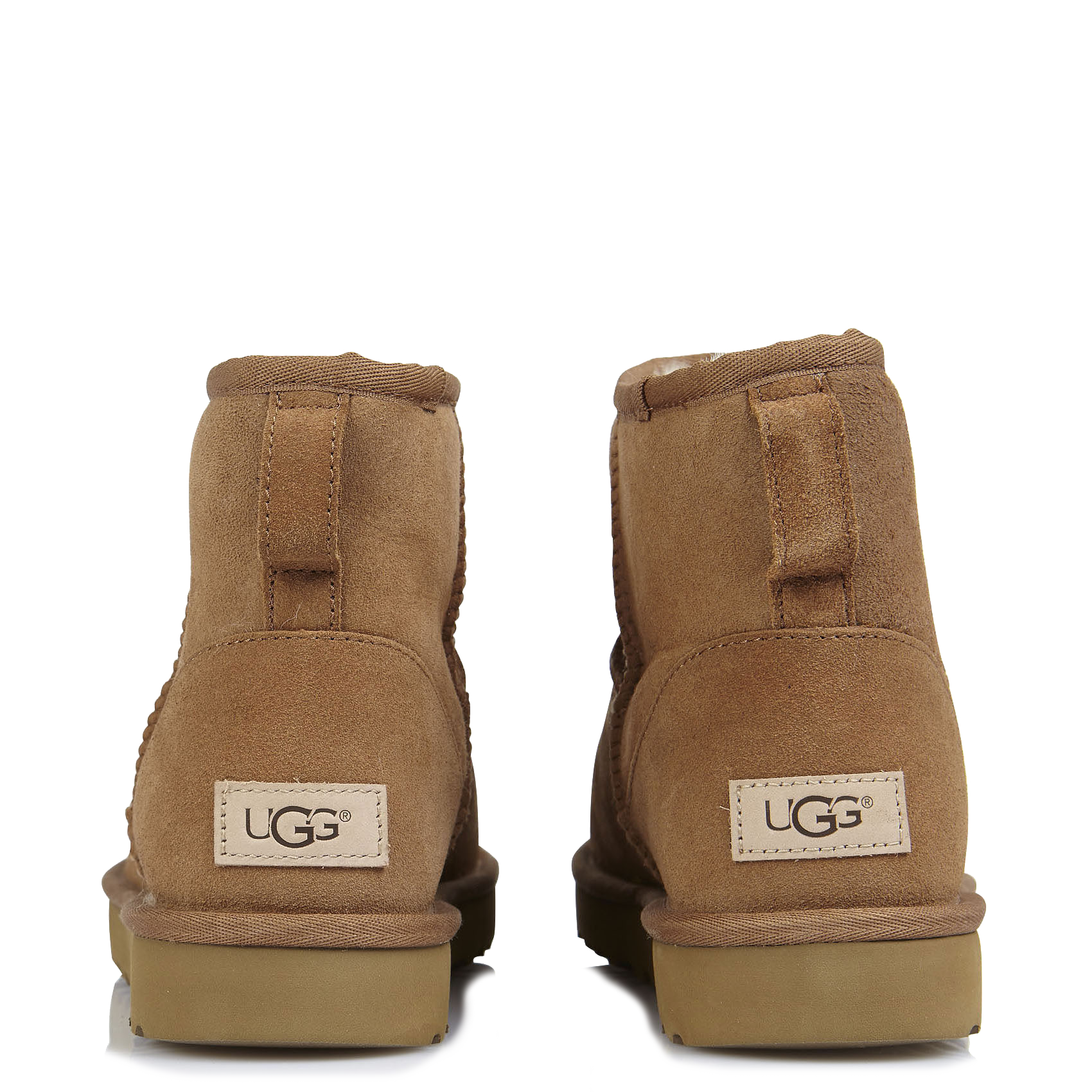 Classic Mini II leather ankle boots UGG Brown
