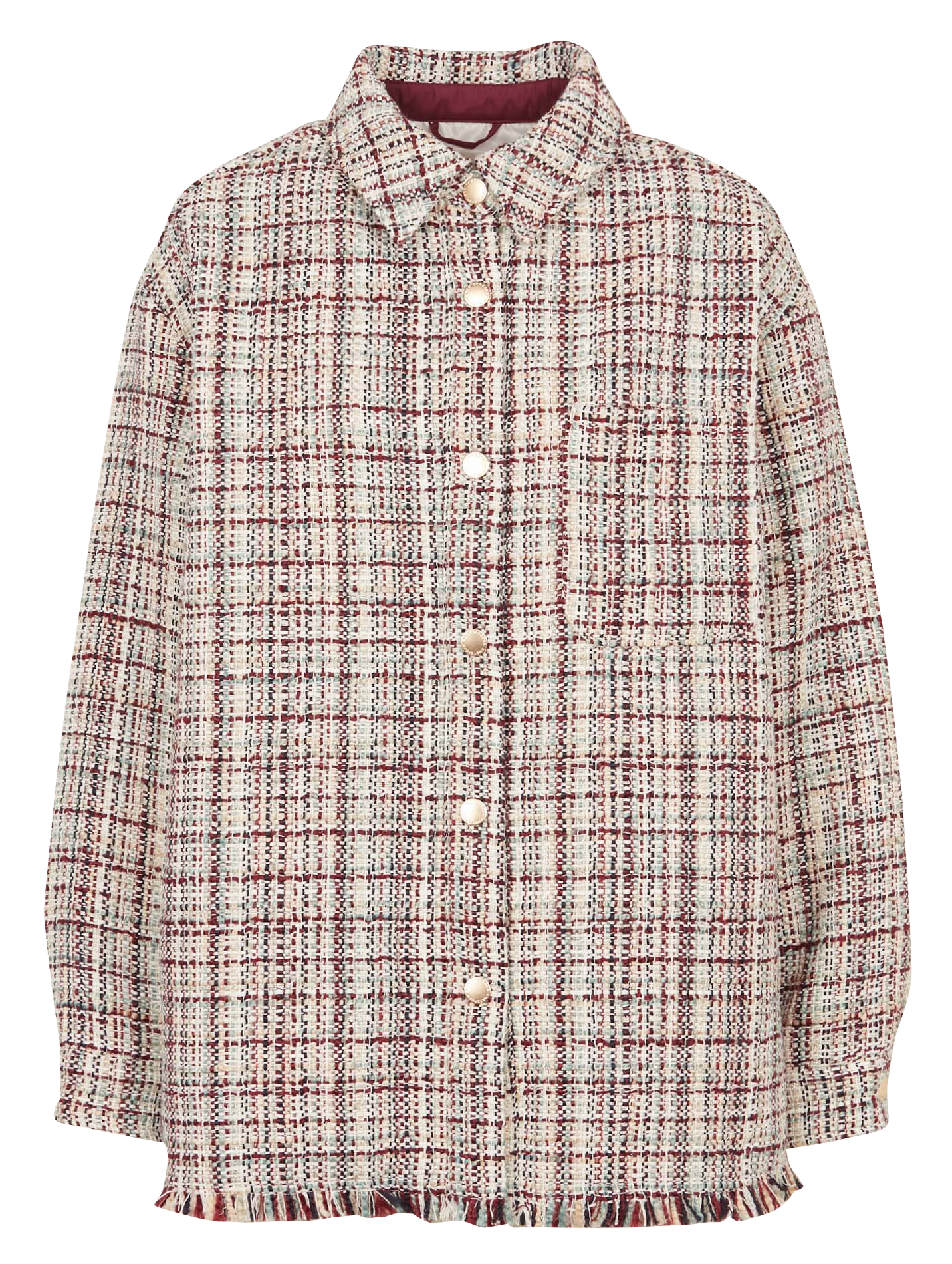 Surchemise col classique en tweed  SCOTCH AND SODA Beige