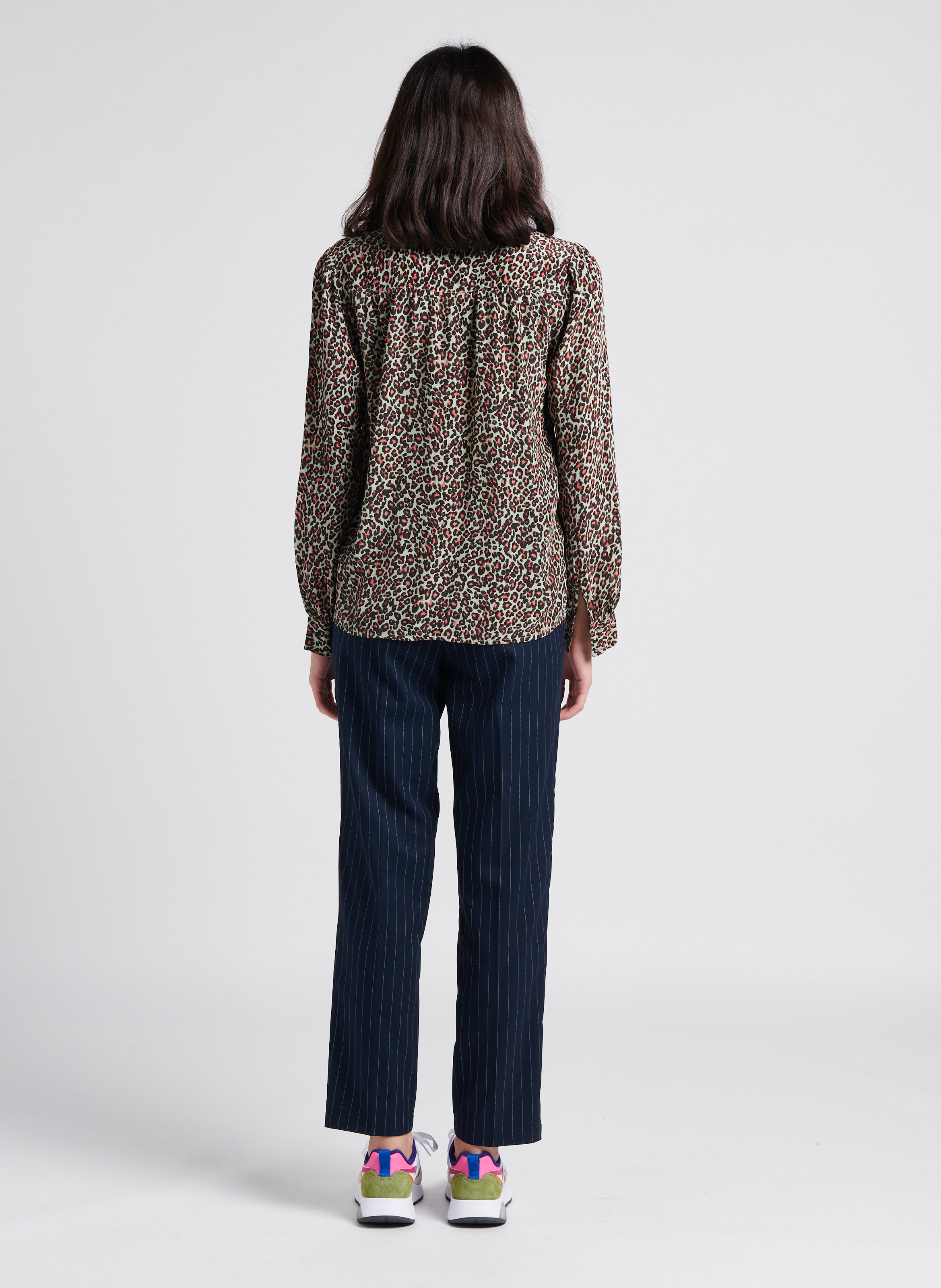 Bedruckte Bluse mit Rundhalskragen SCOTCH AND SODA Grun