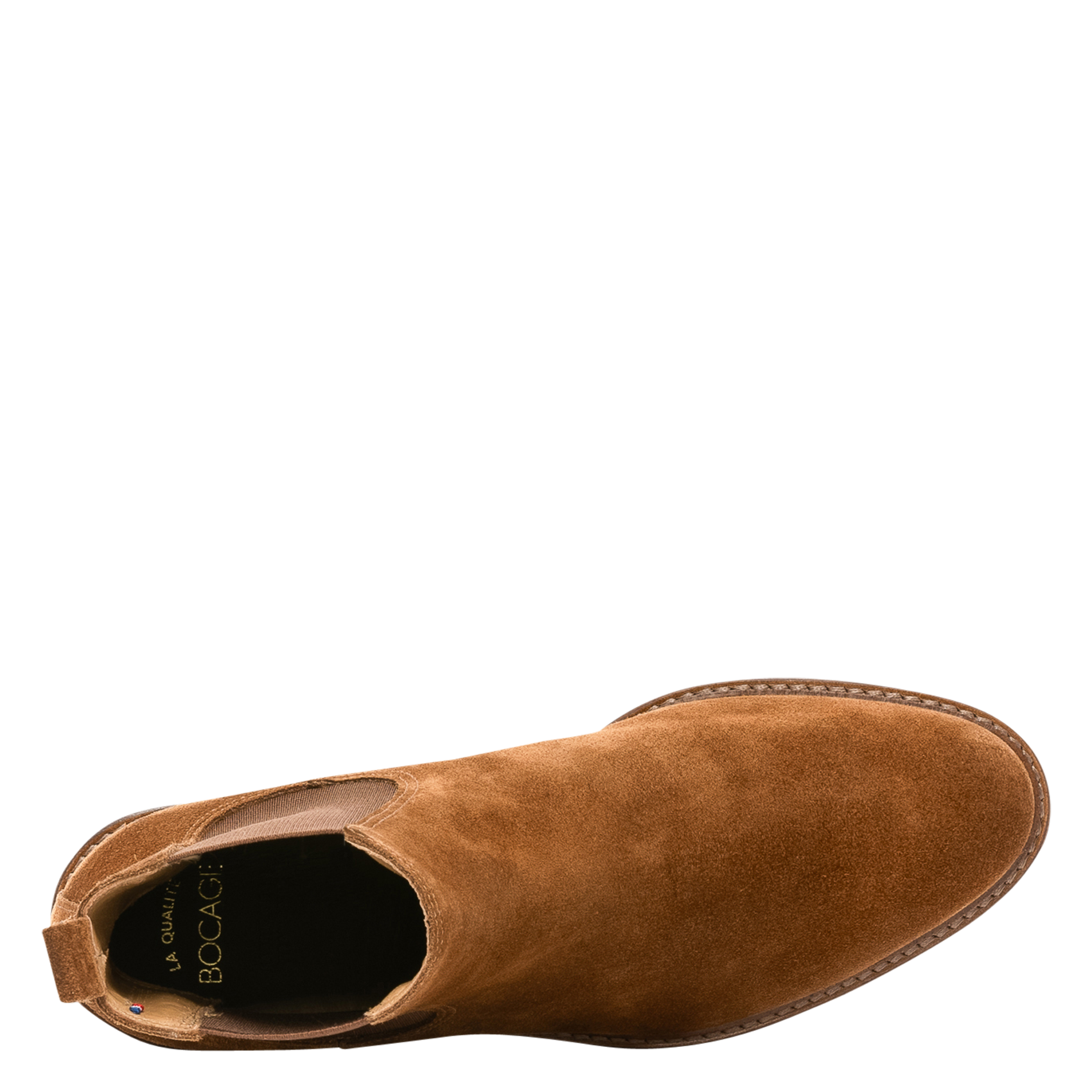 Suède enkellaarzen BOCAGE Brown